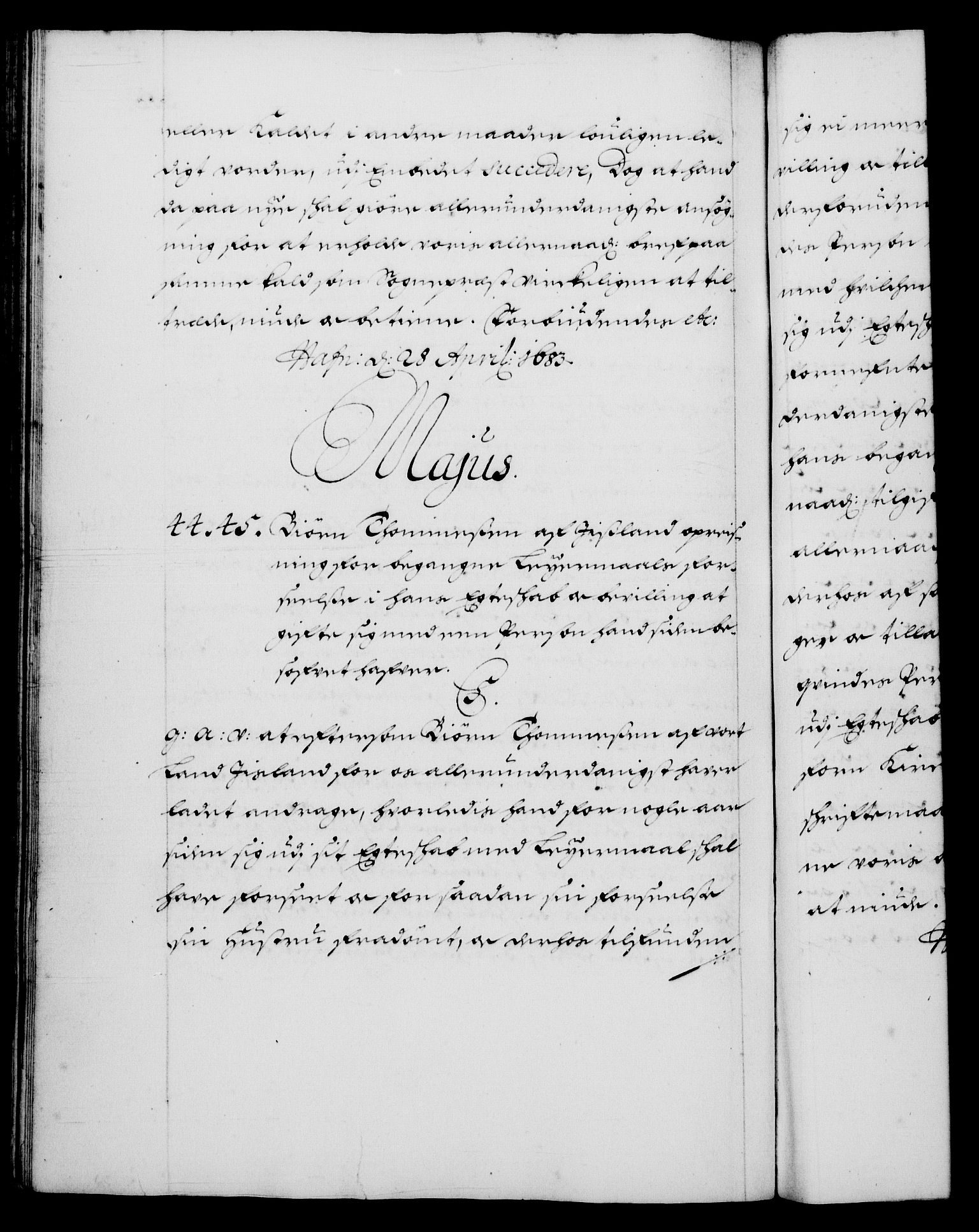 Danske Kanselli 1572-1799, RA/EA-3023/F/Fc/Fca/Fcaa/L0013: Norske registre (mikrofilm), 1681-1684, p. 302b