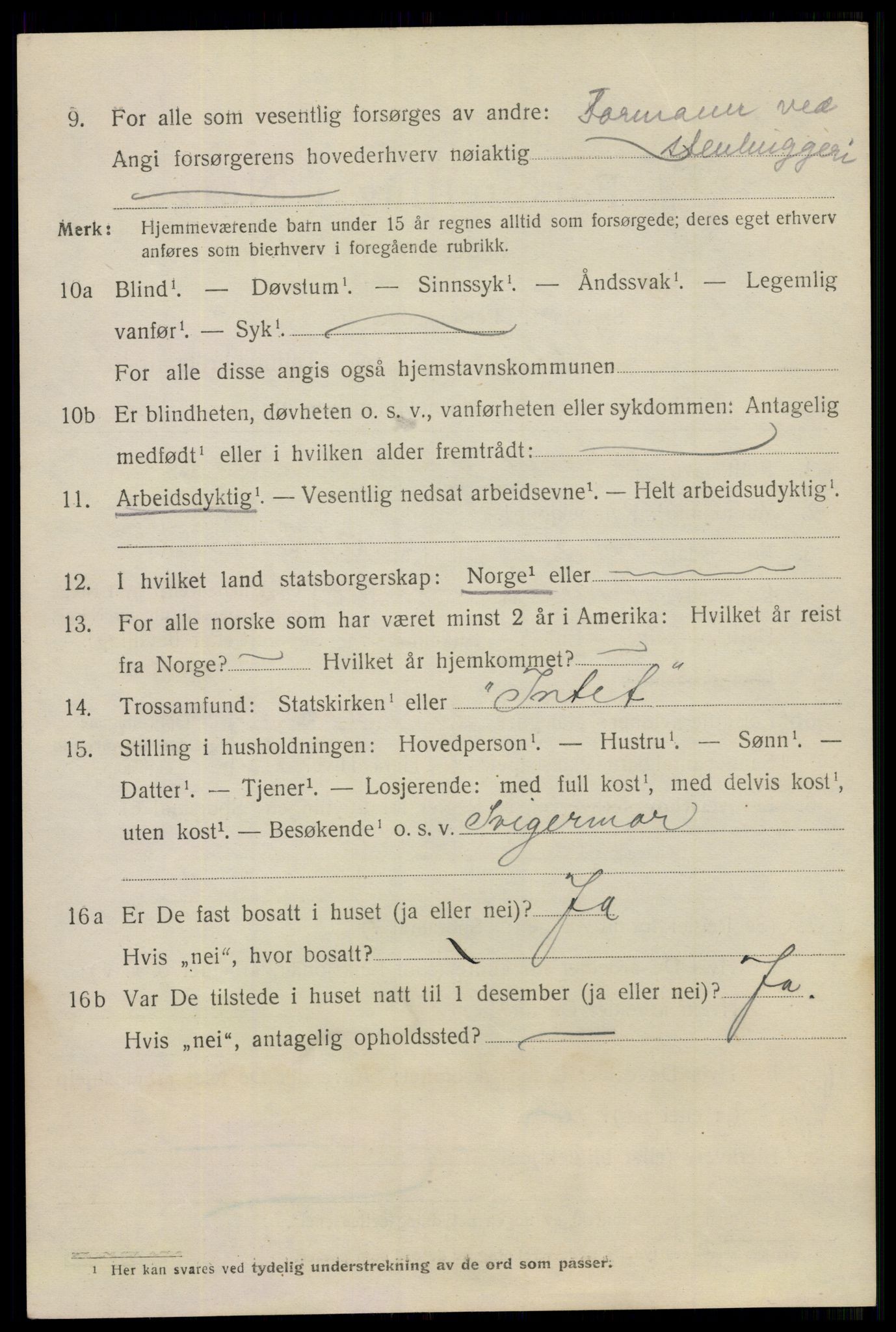 SAO, 1920 census for Fredrikstad, 1920, p. 24170