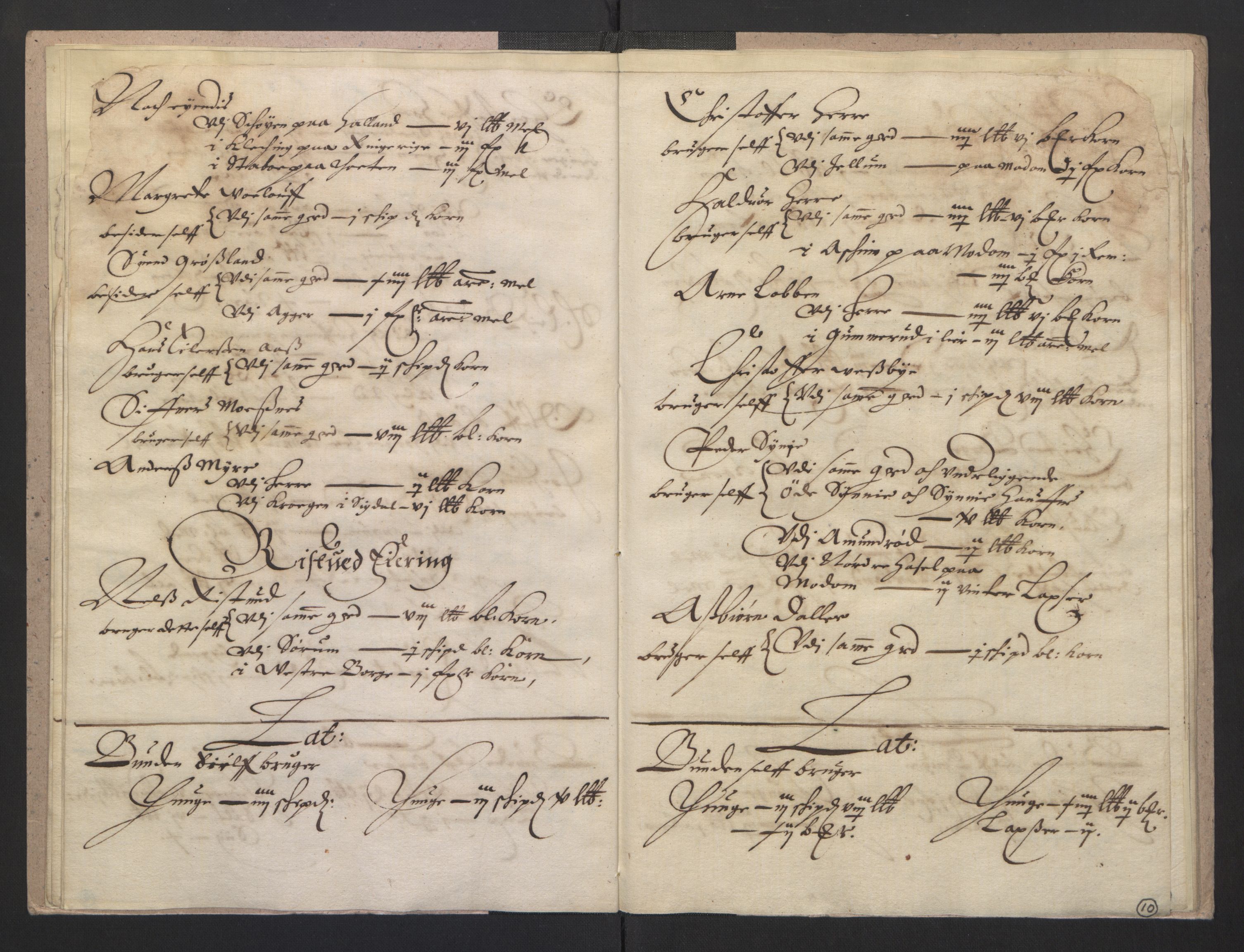 Rentekammeret inntil 1814, Realistisk ordnet avdeling, AV/RA-EA-4070/L/L0016/0006: Tønsberg lagdømme. Eiker, Modum, Sigdal og Sandsvær: / Jordebok over odels- og pantegods eid av allmuen på Eiker og over geistlig gods i Eiker len og prestegjeld, 1661, p. 9b-10a
