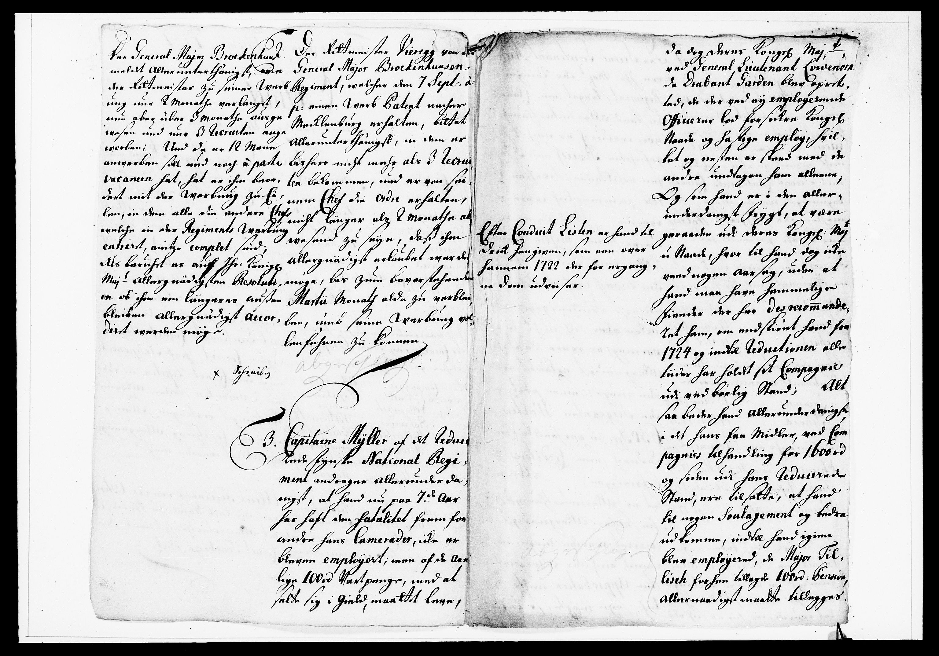 Krigskollegiet, Krigskancelliet, DRA/A-0006/-/1138-1142: Refererede sager, 1737, p. 9