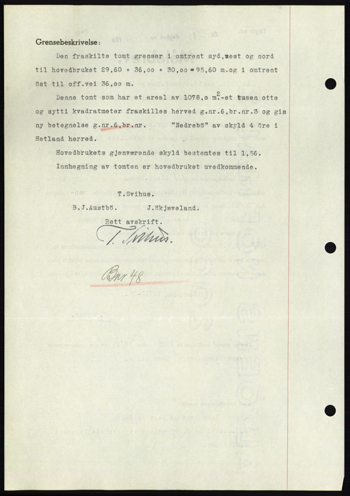 Jæren sorenskriveri, SAST/A-100310/03/G/Gba/L0071: Mortgage book, 1938-1938, Diary no: : 1864/1938