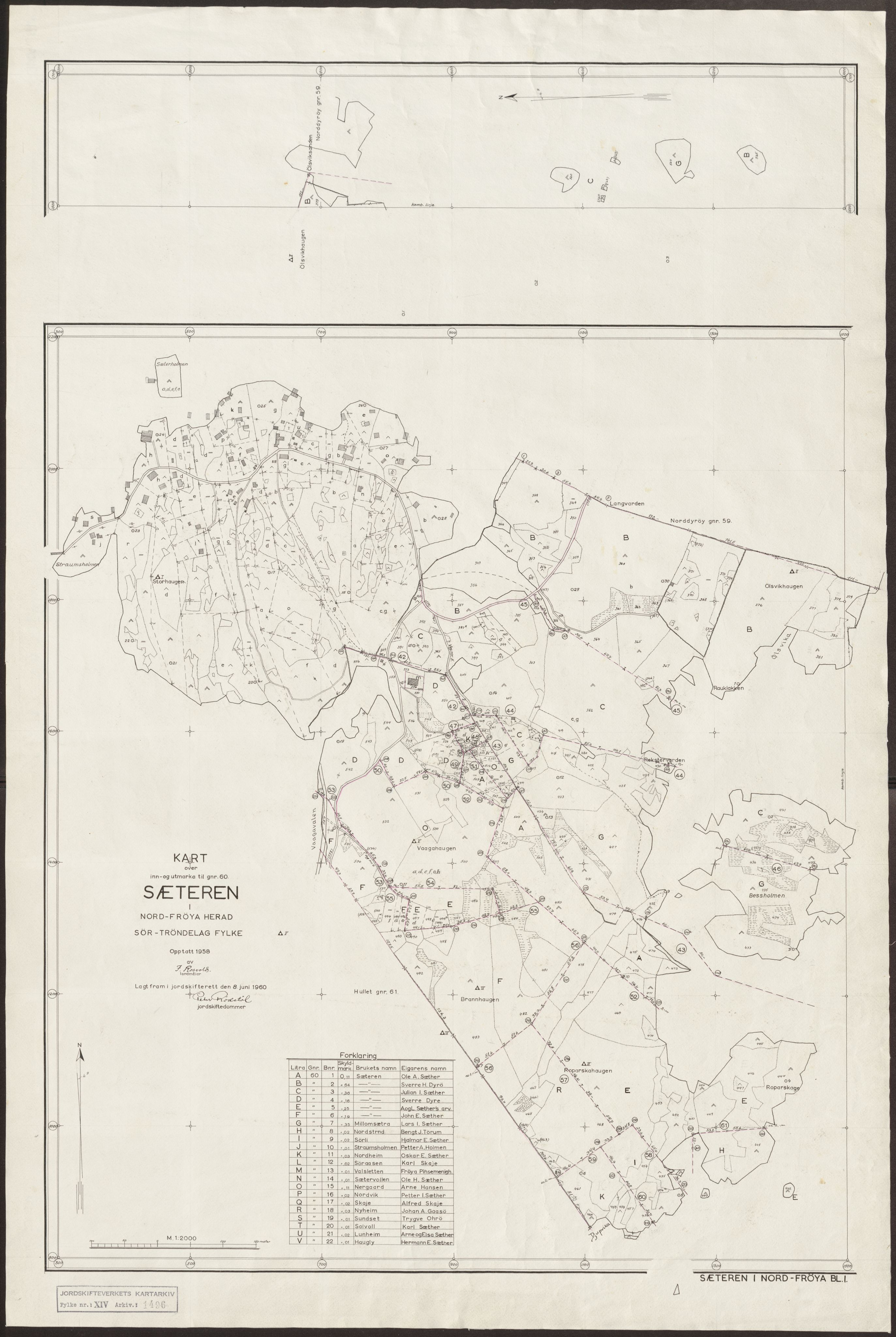 Jordskifteverkets kartarkiv, AV/RA-S-3929/T, 1859-1988, p. 2280