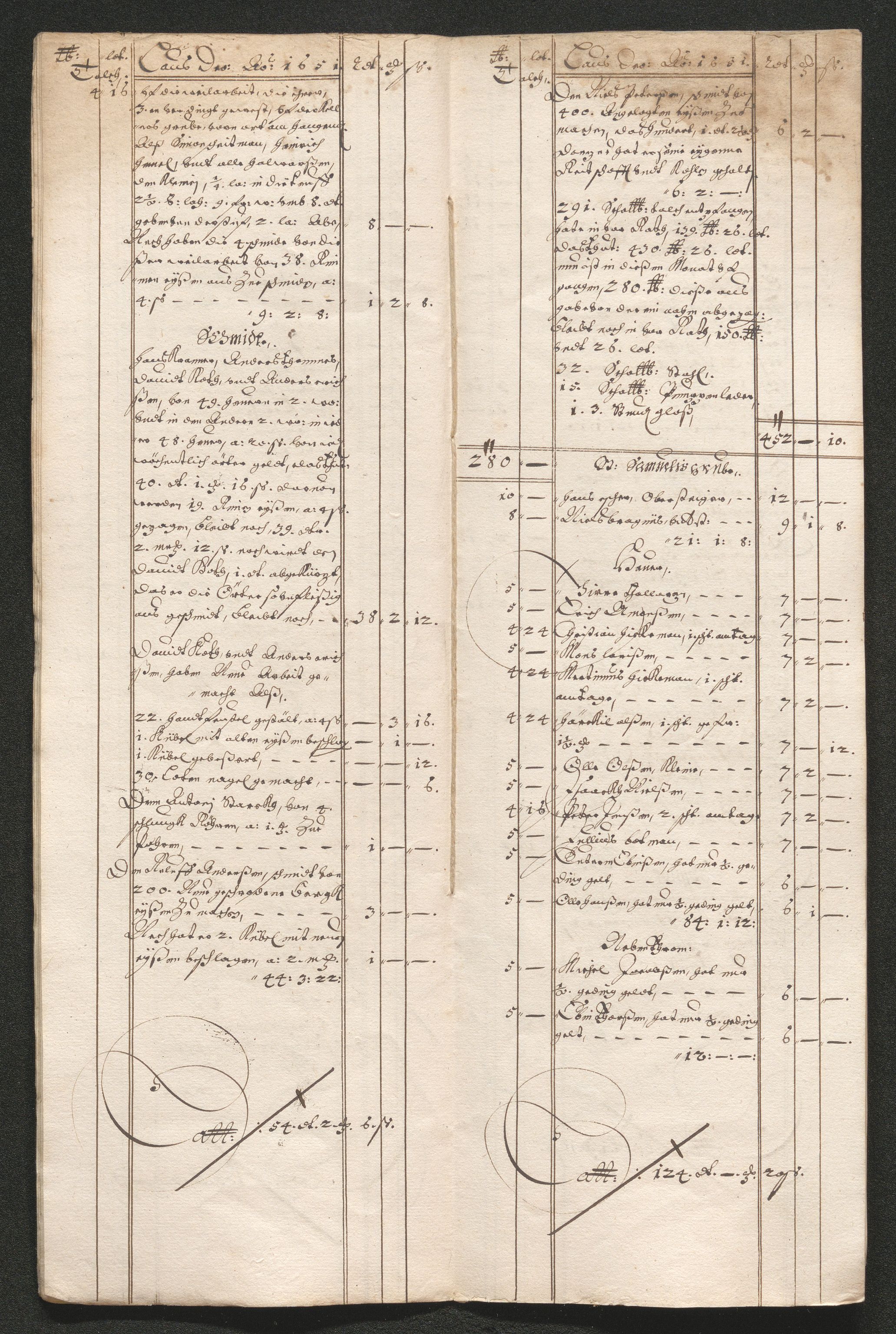 Kongsberg Sølvverk 1623-1816, SAKO/EA-3135/001/D/Dc/Dcd/L0034: Utgiftsregnskap for gruver m.m. , 1651-1659, p. 107