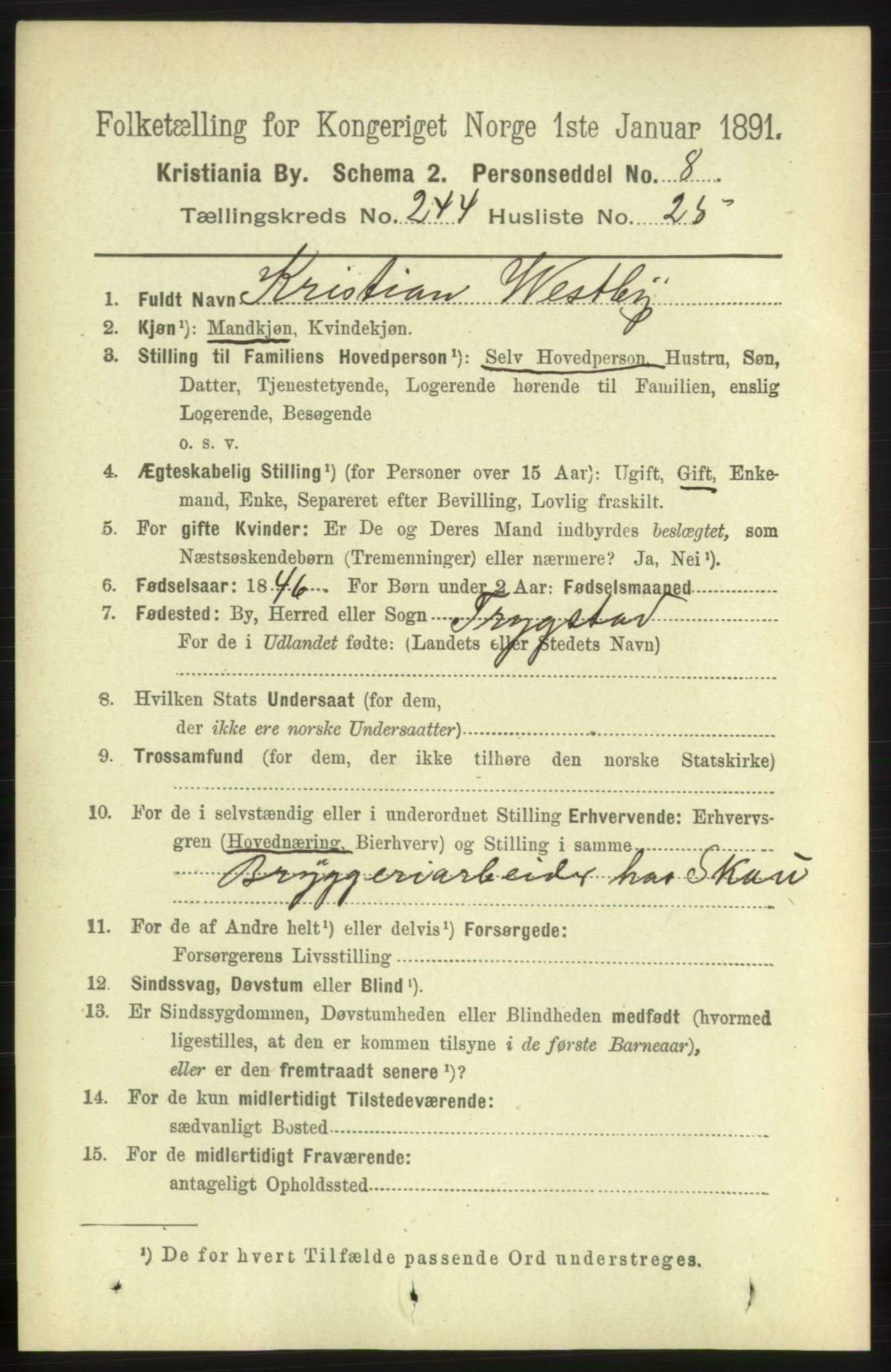 RA, 1891 census for 0301 Kristiania, 1891, p. 149071