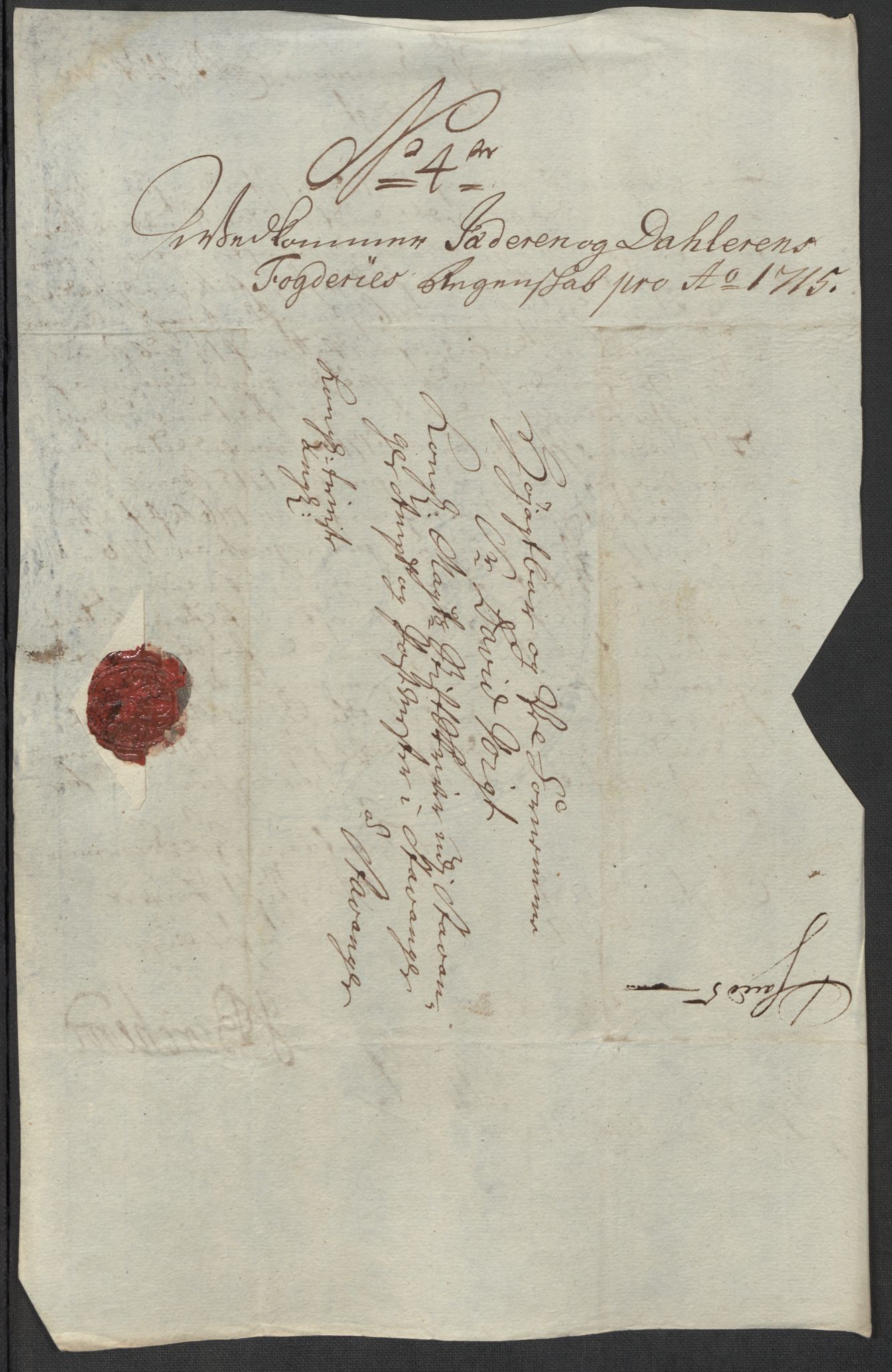 Rentekammeret inntil 1814, Reviderte regnskaper, Fogderegnskap, RA/EA-4092/R46/L2740: Fogderegnskap Jæren og Dalane, 1715-1716, p. 45