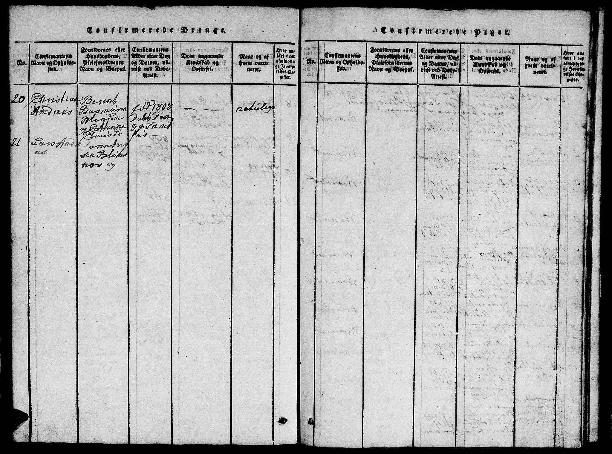 Ministerialprotokoller, klokkerbøker og fødselsregistre - Møre og Romsdal, AV/SAT-A-1454/528/L0423: Parish register (copy) no. 528C04, 1816-1827