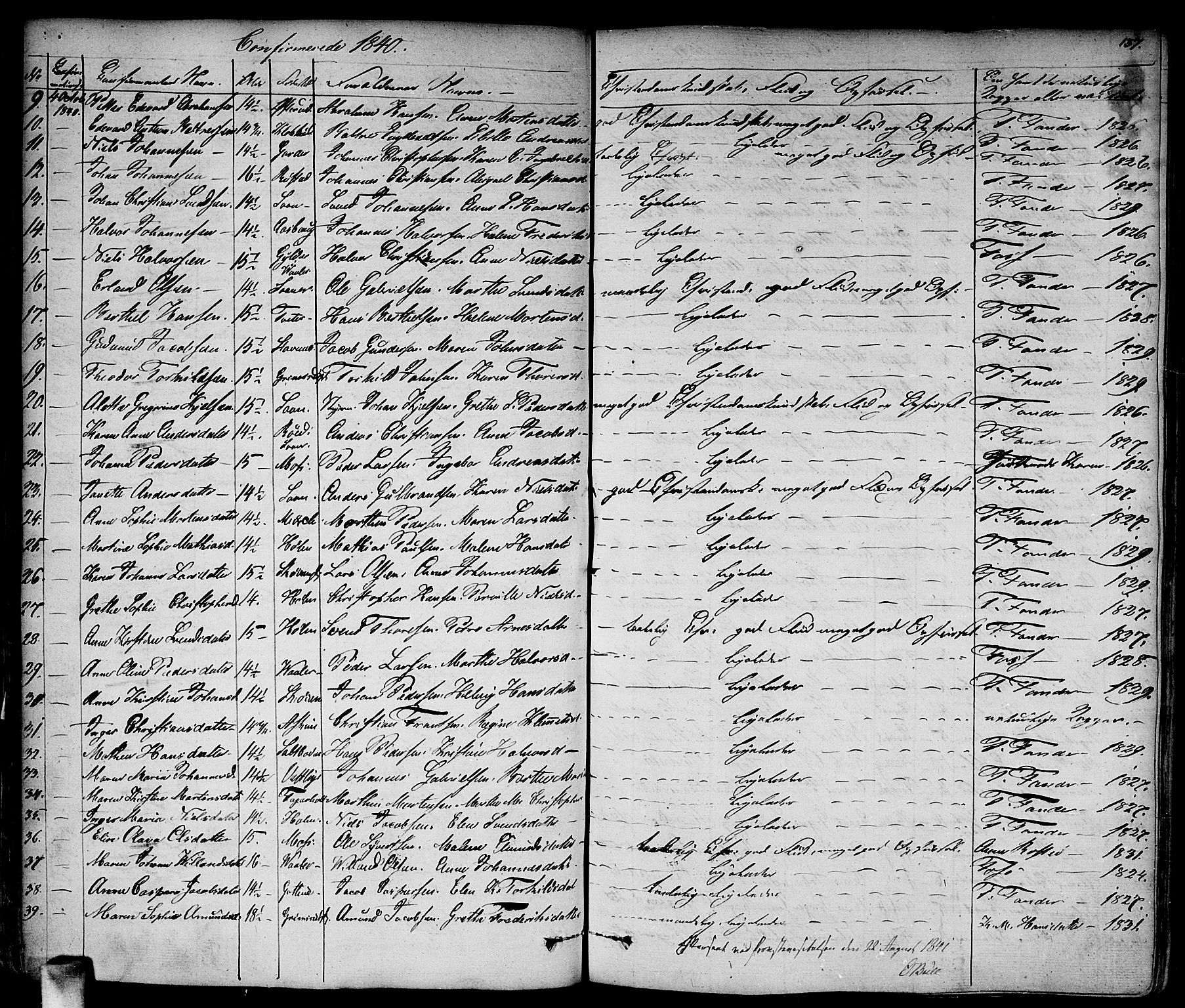 Vestby prestekontor Kirkebøker, AV/SAO-A-10893/F/Fa/L0006: Parish register (official) no. I 6, 1827-1849, p. 137