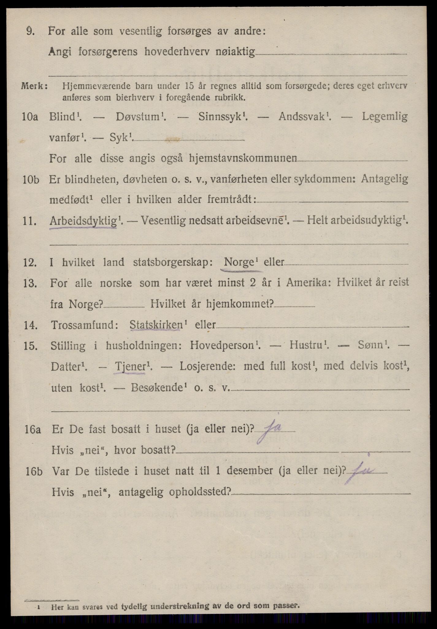 SAT, 1920 census for Borgund, 1920, p. 19337