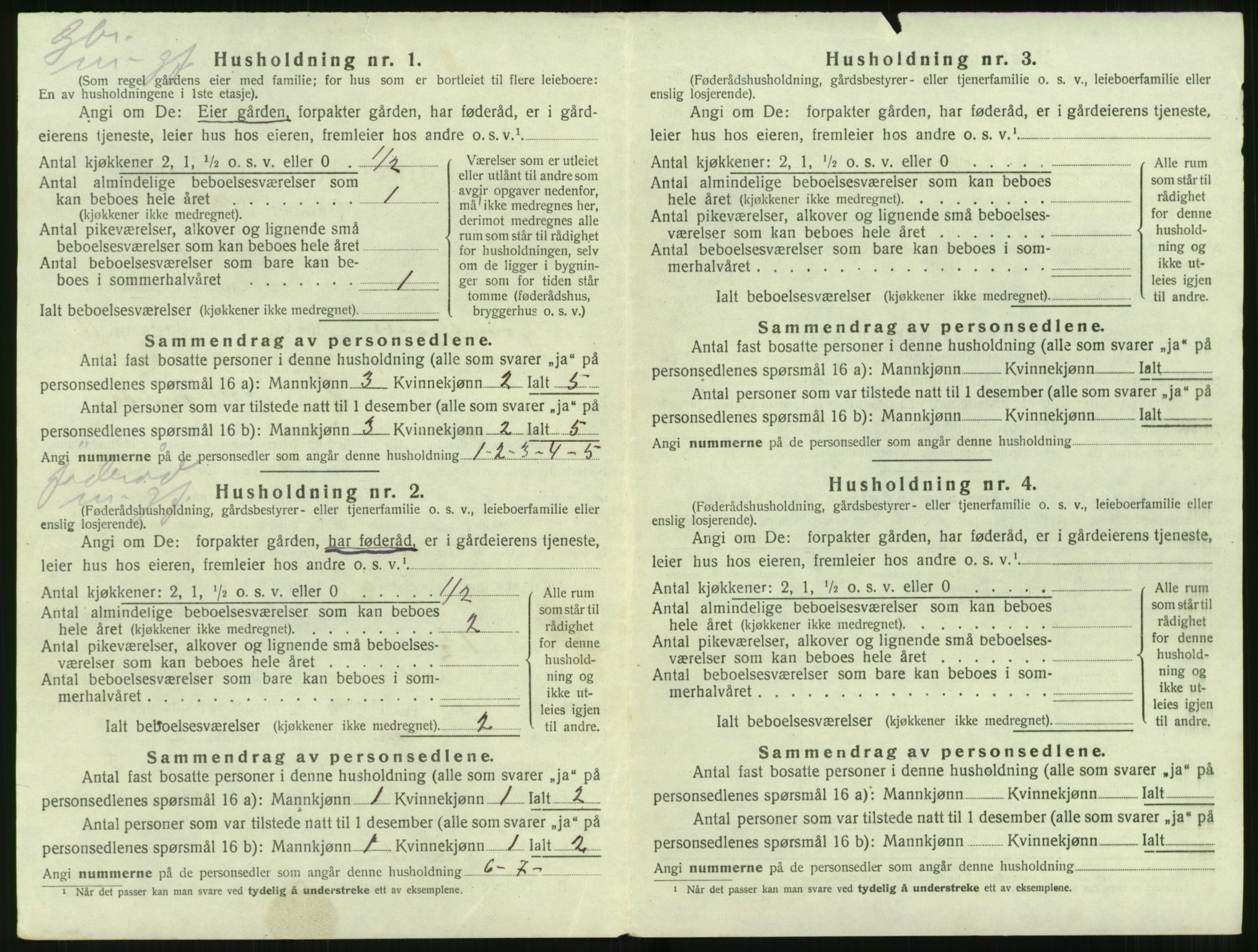 SAT, 1920 census for Hjørundfjord, 1920, p. 564