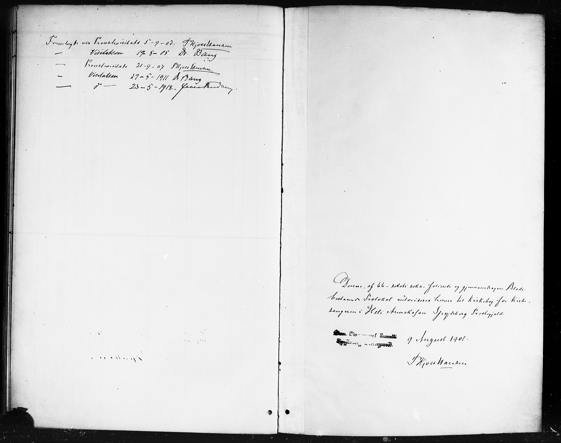 Spydeberg prestekontor Kirkebøker, SAO/A-10924/G/Gc/L0001: Parish register (copy) no. III 1, 1901-1917