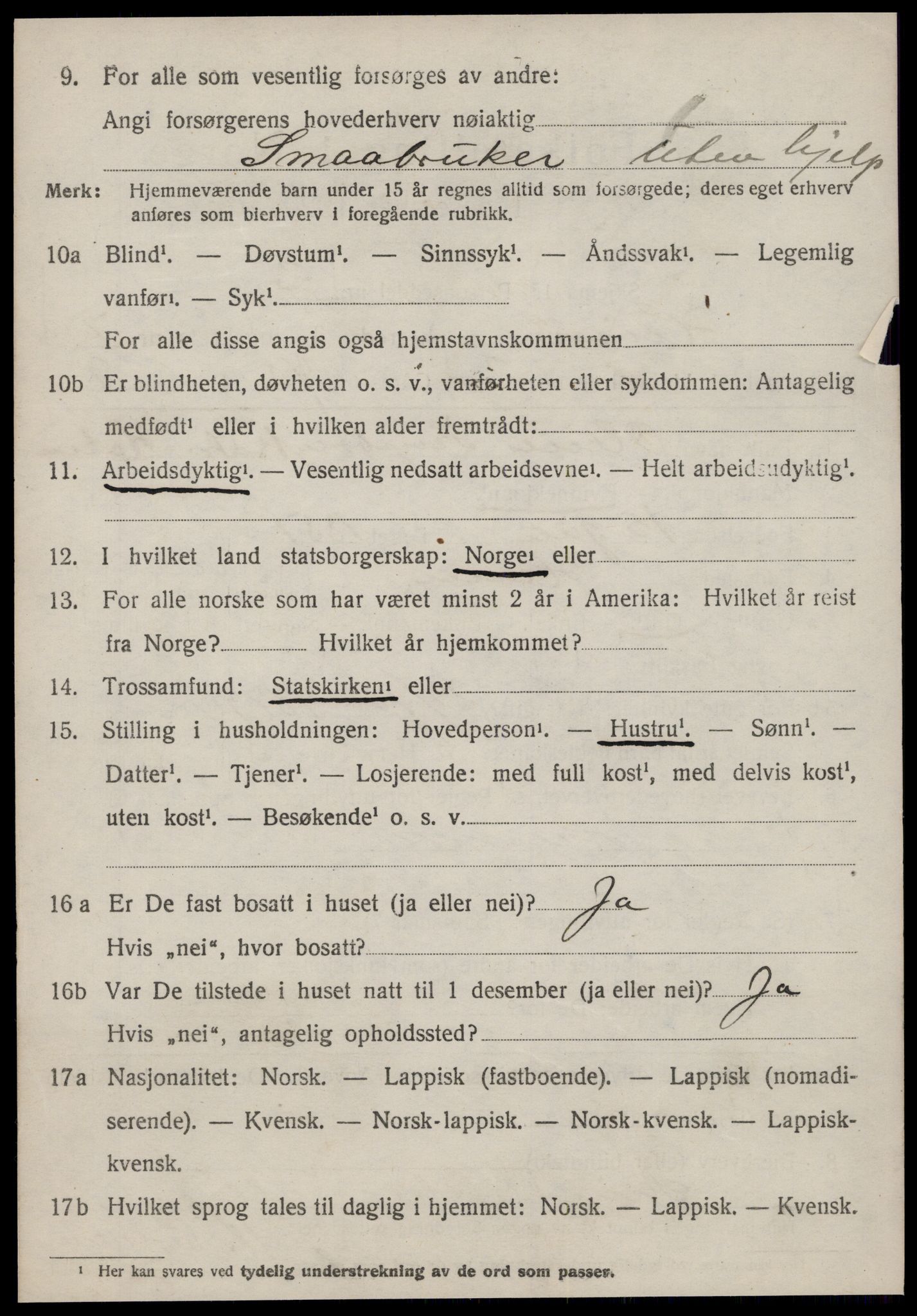 SAT, 1920 census for Heim, 1920, p. 3172