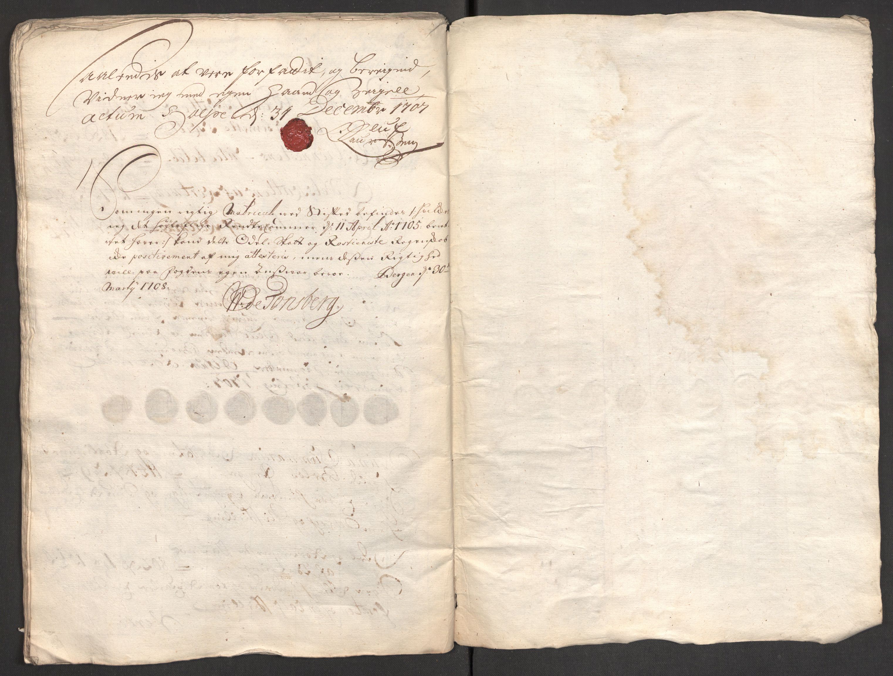 Rentekammeret inntil 1814, Reviderte regnskaper, Fogderegnskap, AV/RA-EA-4092/R48/L2984: Fogderegnskap Sunnhordland og Hardanger, 1706-1707, p. 432