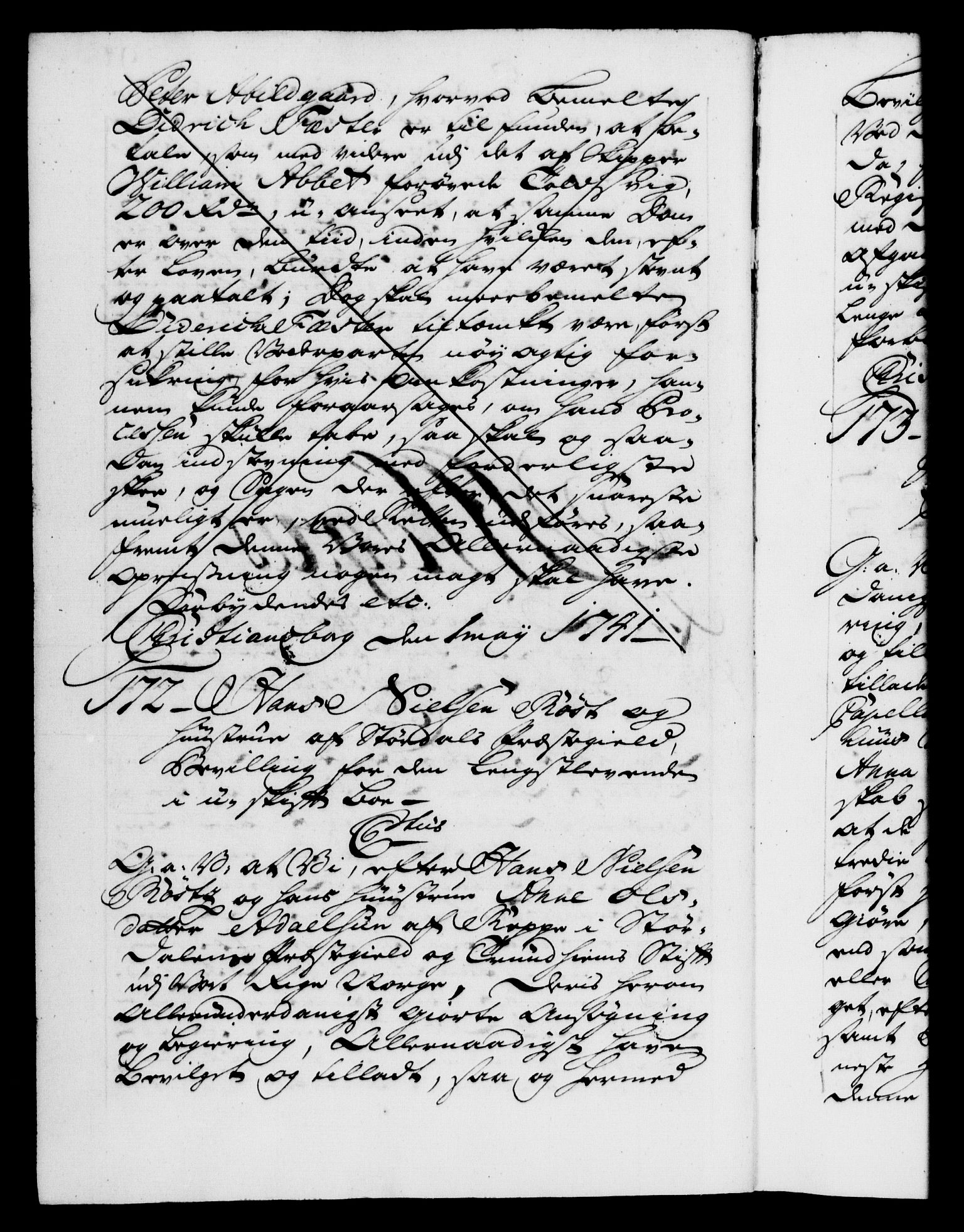 Danske Kanselli 1572-1799, AV/RA-EA-3023/F/Fc/Fca/Fcaa/L0032: Norske registre, 1741-1742, p. 94b