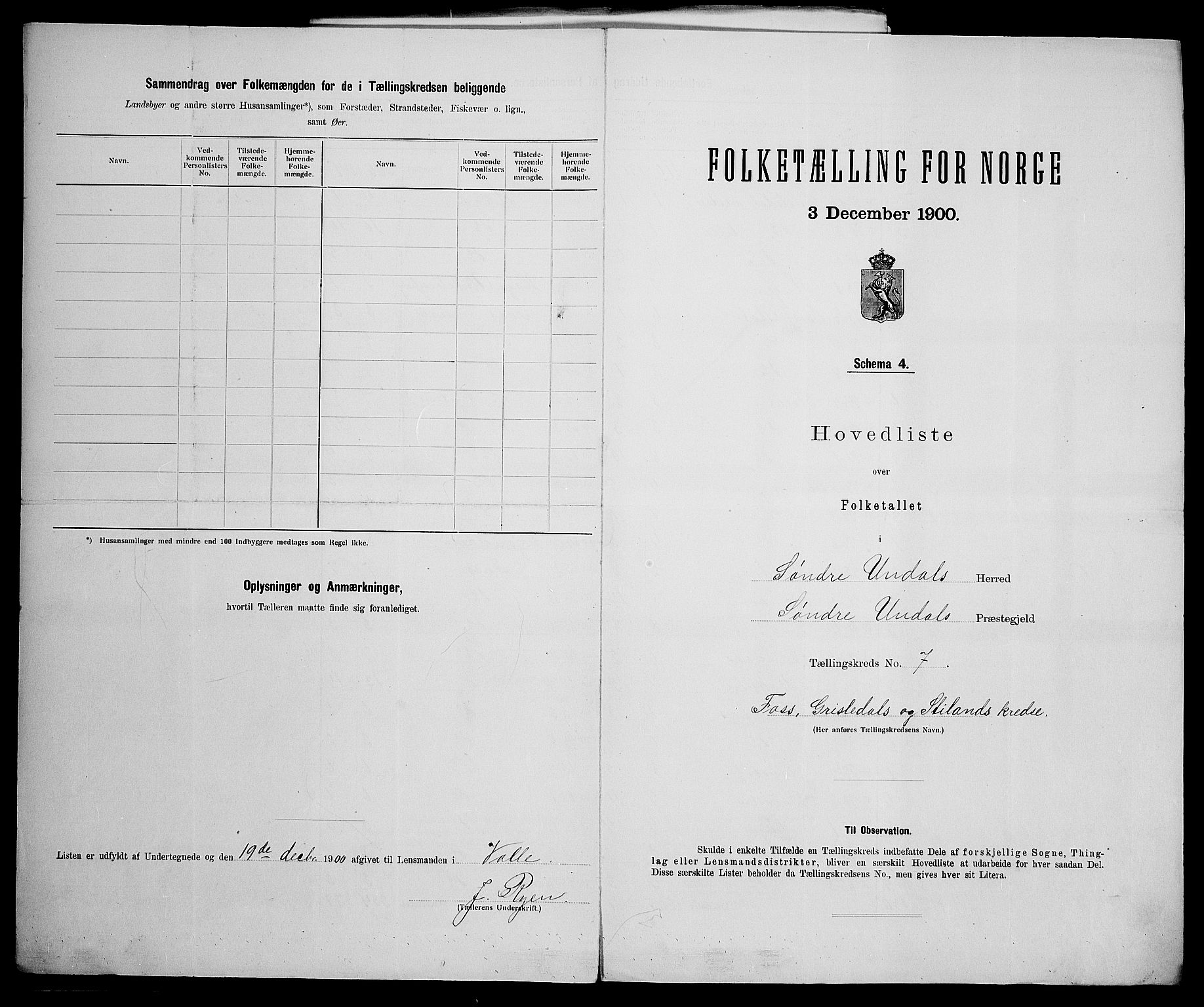 SAK, 1900 census for Sør-Audnedal, 1900, p. 28