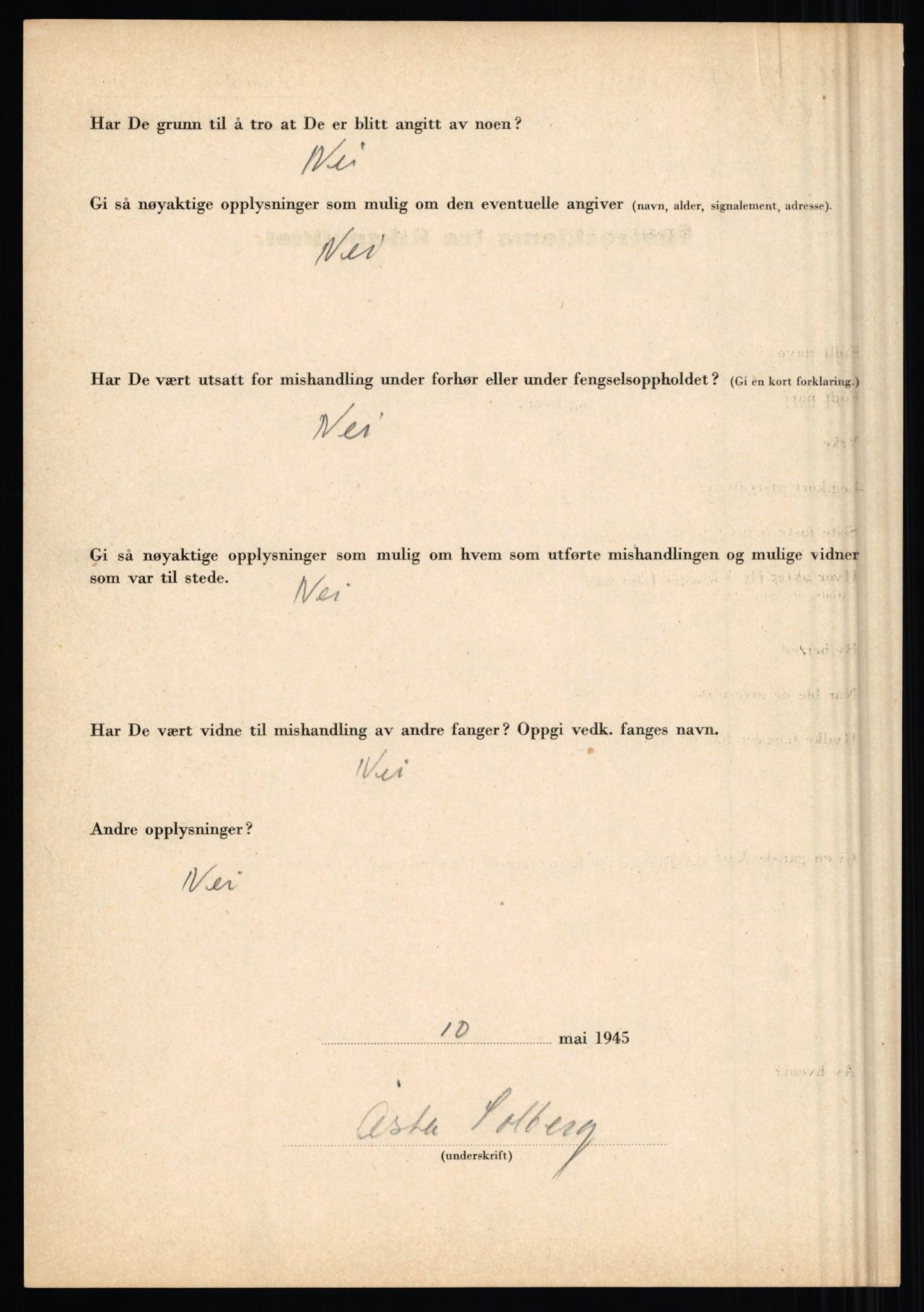 Rikspolitisjefen, AV/RA-S-1560/L/L0015: Scharff, Carlo Max - Stephensen, Gudrun, 1940-1945, p. 815