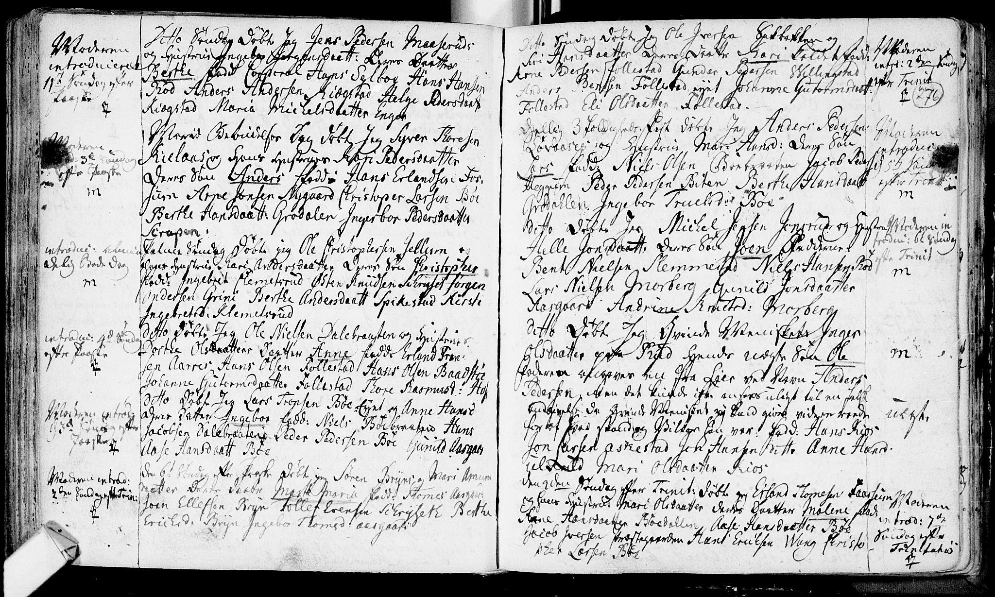 Røyken kirkebøker, SAKO/A-241/F/Fa/L0002: Parish register (official) no. 2, 1731-1782, p. 276