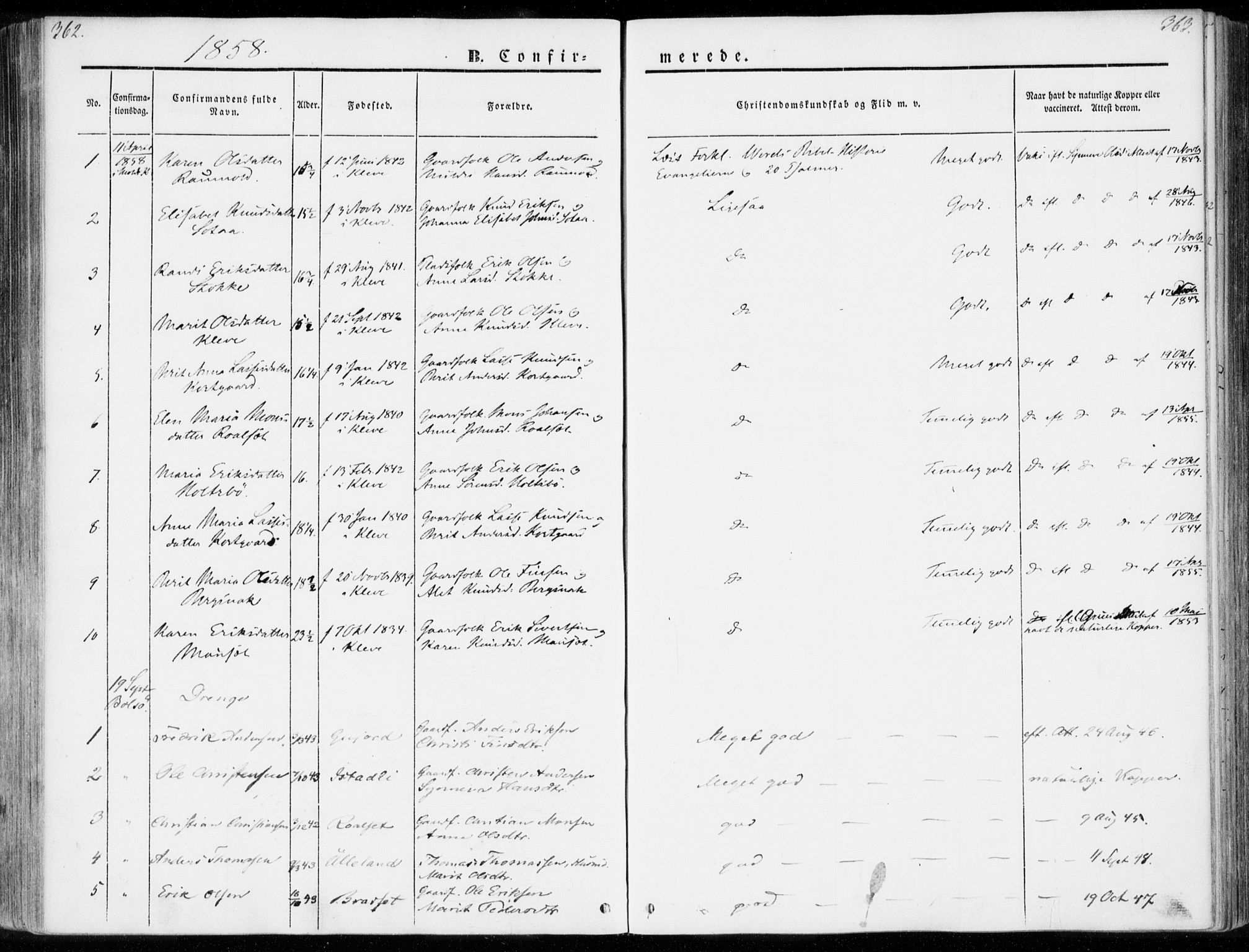 Ministerialprotokoller, klokkerbøker og fødselsregistre - Møre og Romsdal, AV/SAT-A-1454/557/L0680: Parish register (official) no. 557A02, 1843-1869, p. 362-363