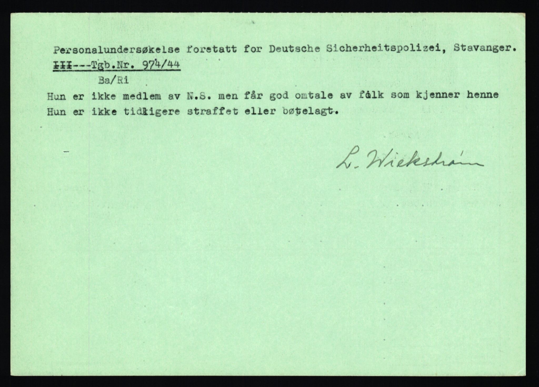 Statspolitiet - Hovedkontoret / Osloavdelingen, AV/RA-S-1329/C/Ca/L0012: Oanæs - Quistgaard	, 1943-1945, p. 59