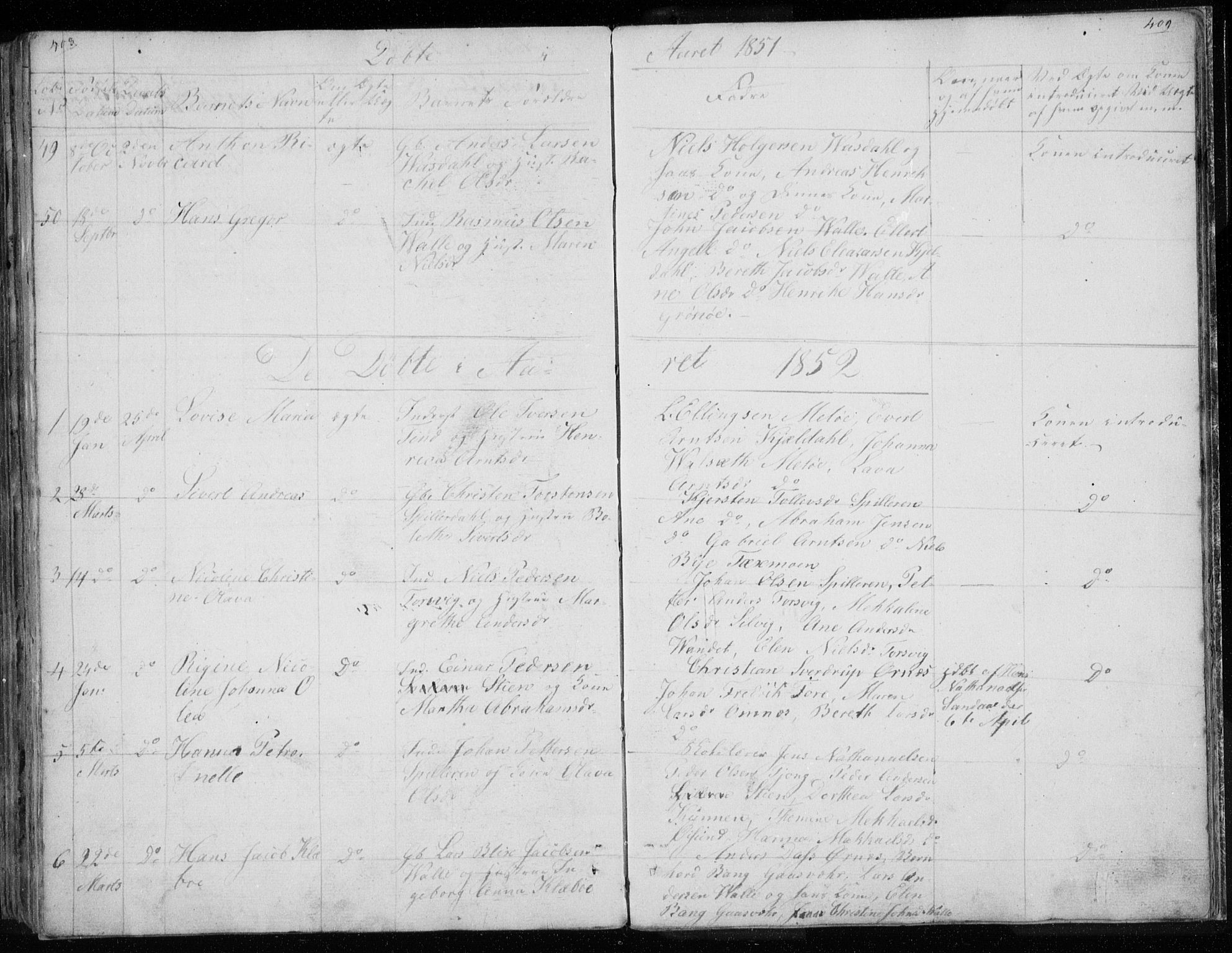 Ministerialprotokoller, klokkerbøker og fødselsregistre - Nordland, AV/SAT-A-1459/843/L0632: Parish register (copy) no. 843C01, 1833-1853, p. 408-409