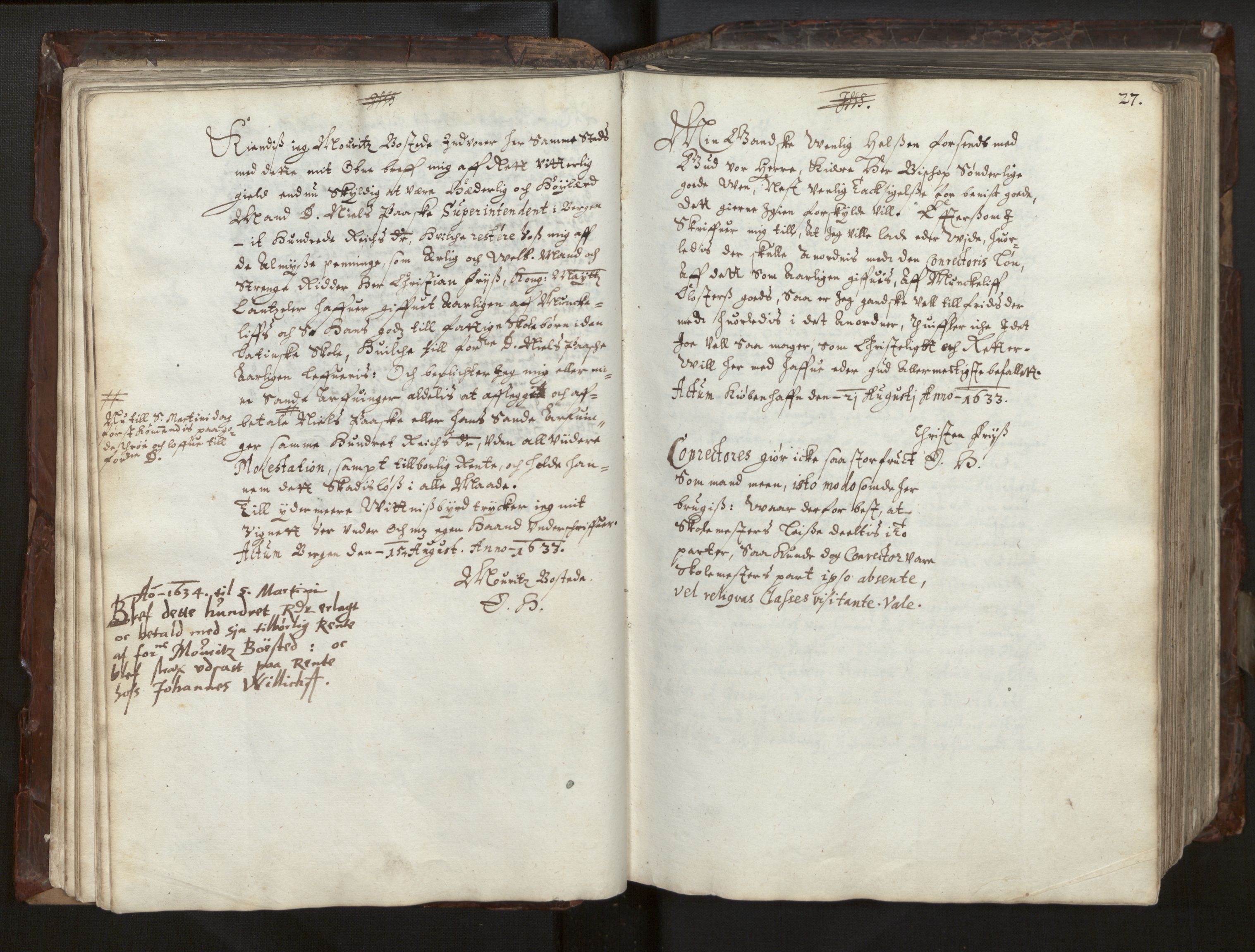 Bjørgvin biskop, AV/SAB-A-5601/Ga/L0014: Jordebøker for geistleg gods og andre rekneskapsprotokollar, 1609-1737, p. 26b-27a