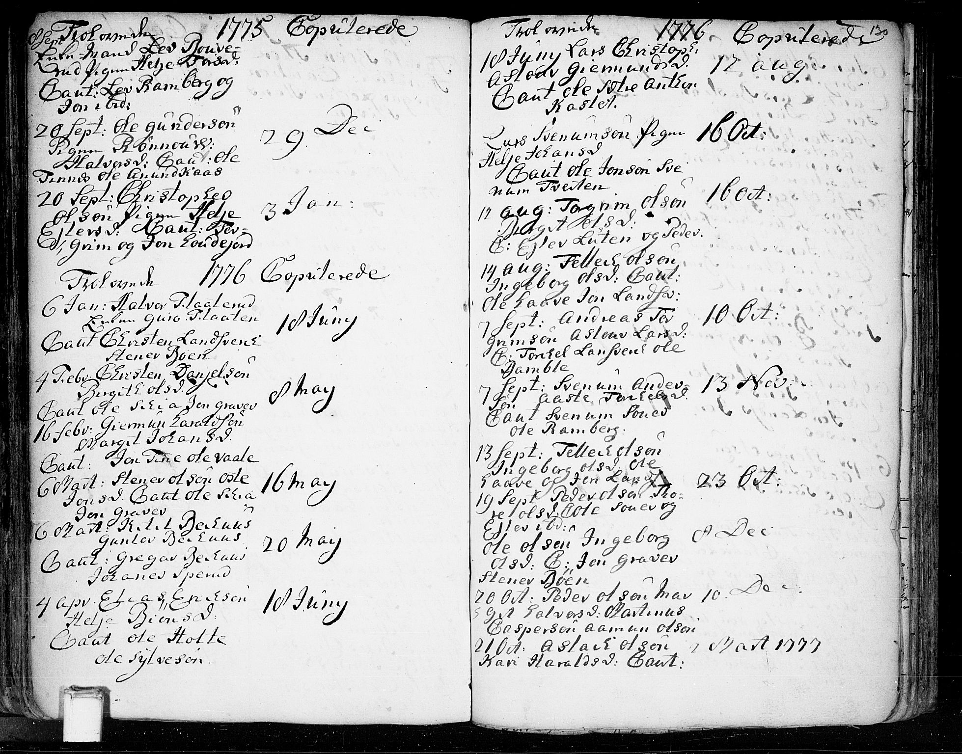 Heddal kirkebøker, SAKO/A-268/F/Fa/L0003: Parish register (official) no. I 3, 1723-1783, p. 130