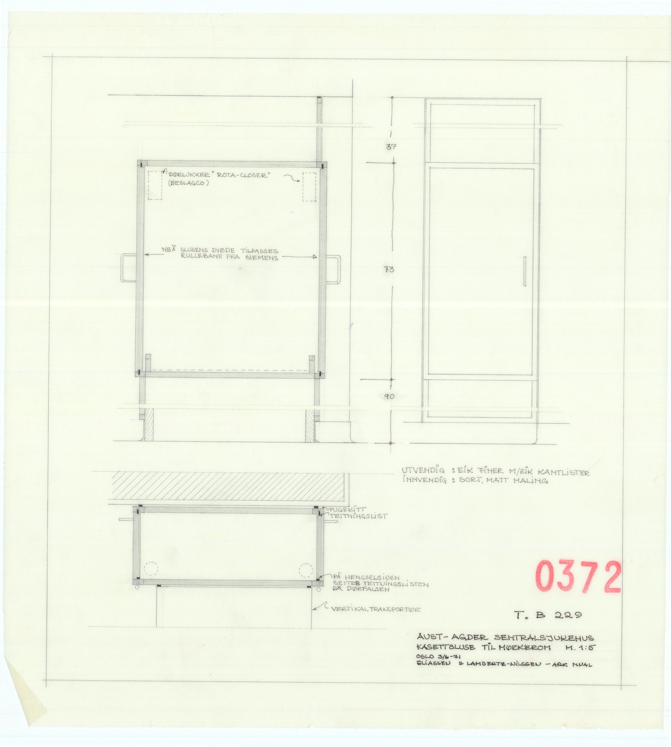 Eliassen og Lambertz-Nilssen Arkitekter, AAKS/PA-2983/T/T02/L0006: Tegningskogger 0372, 1967-1972, p. 19