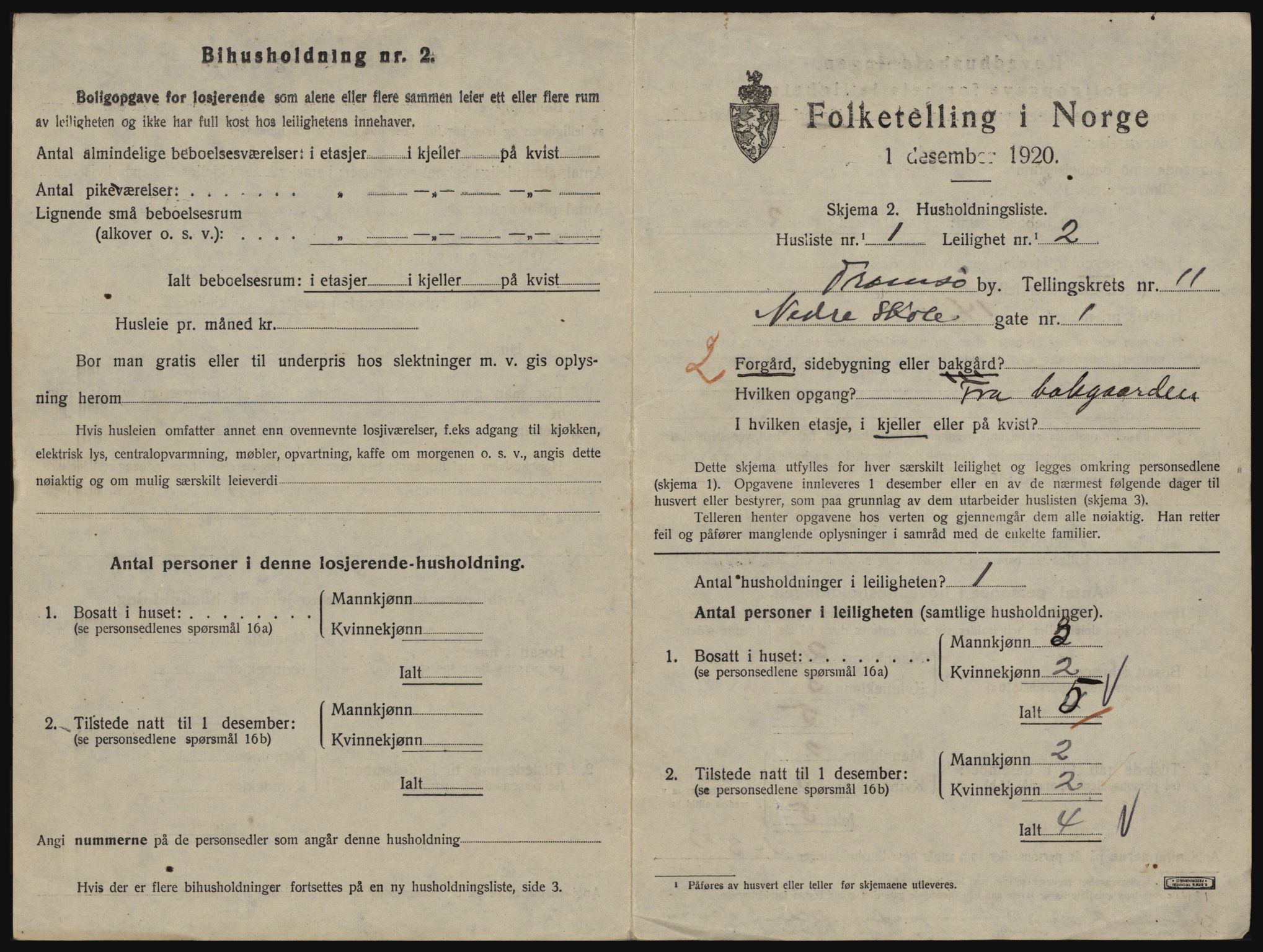 SATØ, 1920 census for Tromsø, 1920, p. 5553