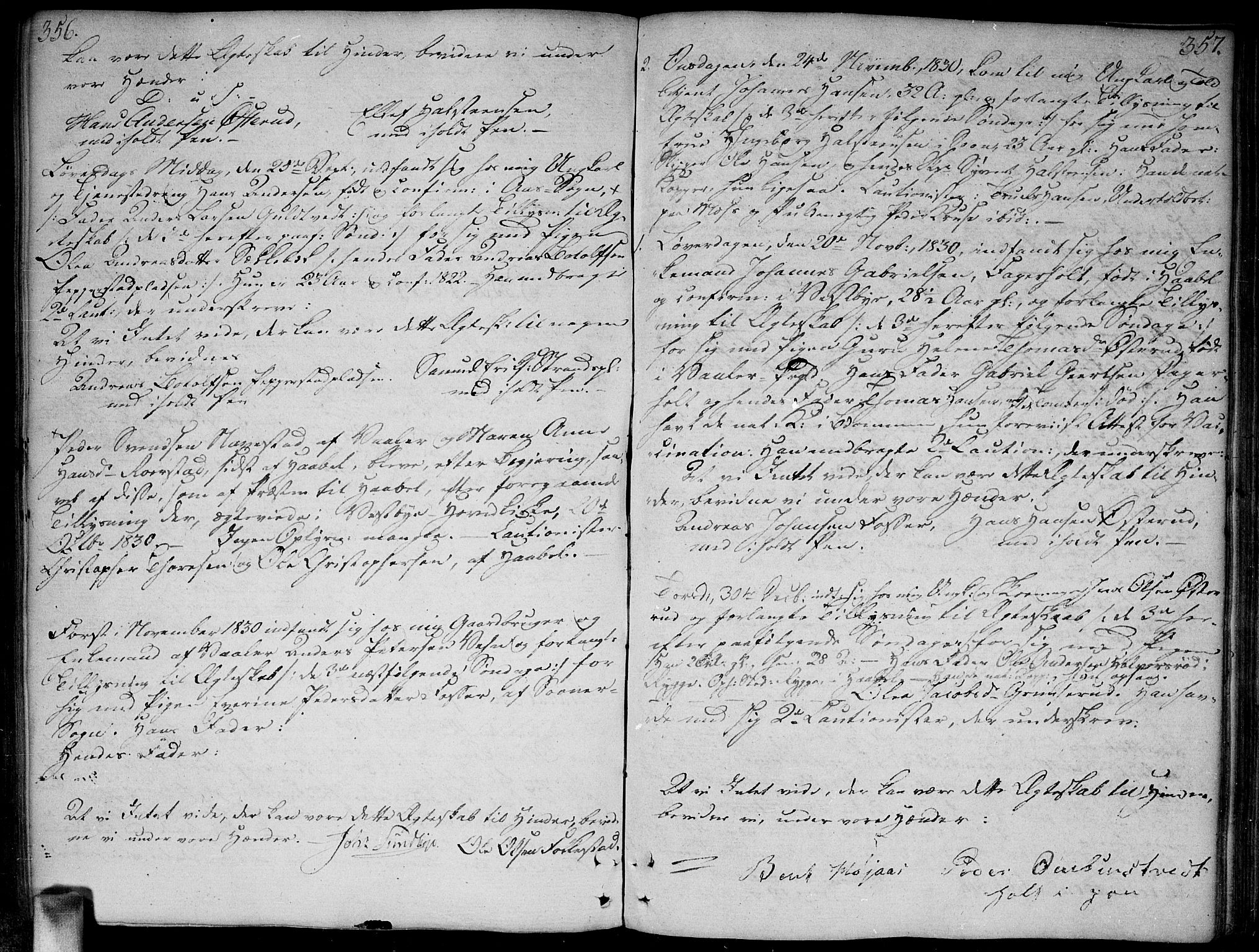 Vestby prestekontor Kirkebøker, AV/SAO-A-10893/F/Fa/L0004: Parish register (official) no. I 4, 1797-1813, p. 356-357