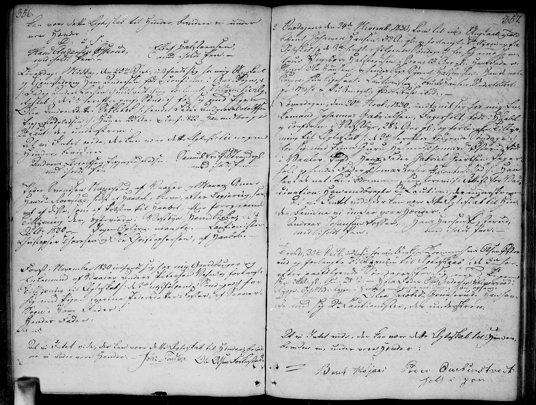 Vestby prestekontor Kirkebøker, AV/SAO-A-10893/F/Fa/L0004: Parish register (official) no. I 4, 1797-1813, p. 356-357