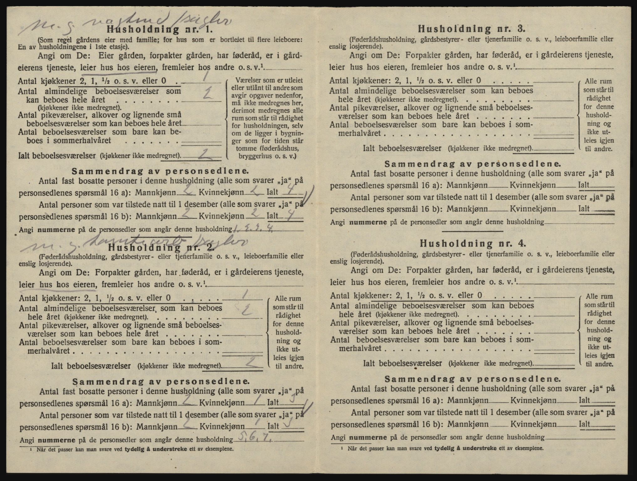 SAO, 1920 census for Glemmen, 1920, p. 2138