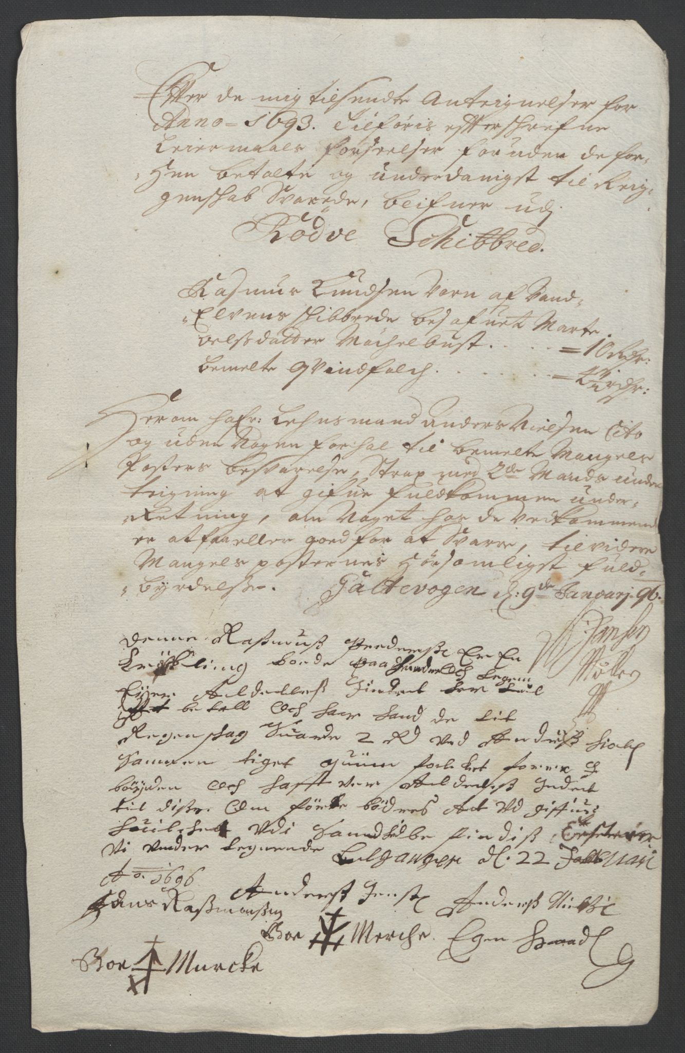 Rentekammeret inntil 1814, Reviderte regnskaper, Fogderegnskap, AV/RA-EA-4092/R54/L3554: Fogderegnskap Sunnmøre, 1691-1693, p. 510