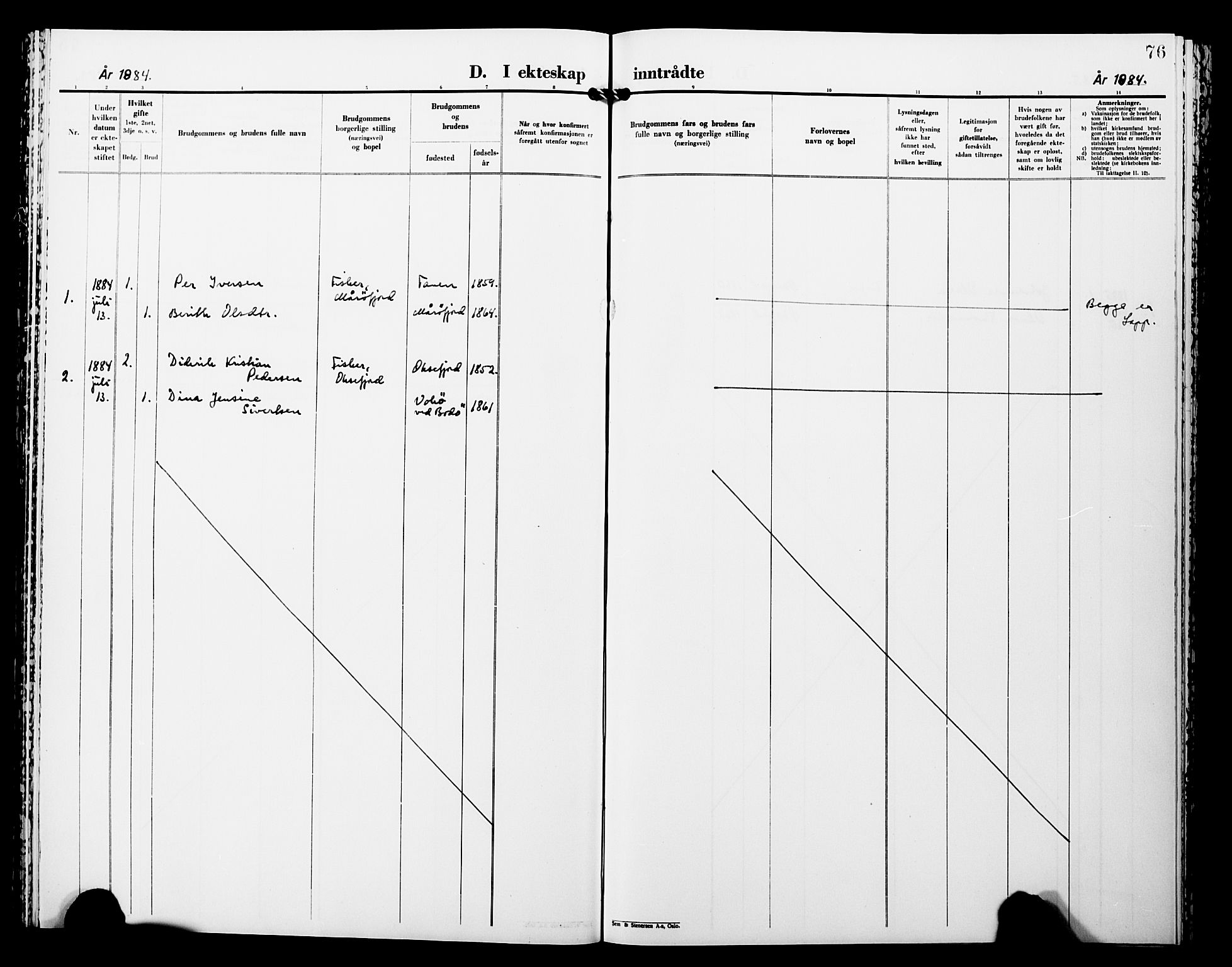 Lebesby sokneprestkontor, SATØ/S-1353/H/Ha/L0005kirke: Parish register (official) no. 5, 1870-1902, p. 76