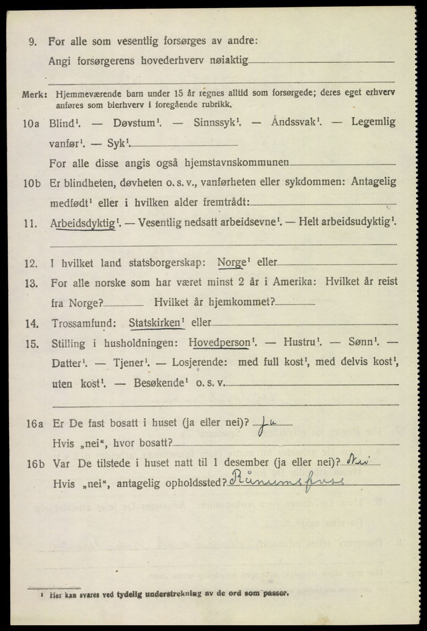 SAH, 1920 census for Grue, 1920, p. 3794