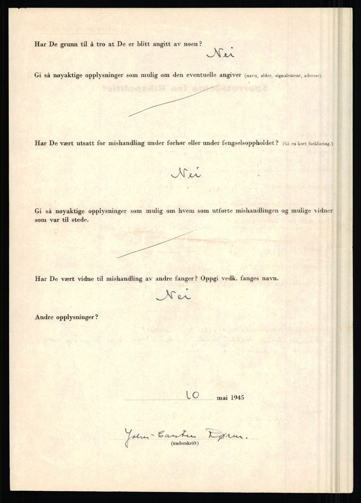 Rikspolitisjefen, AV/RA-S-1560/L/L0014: Pettersen, Aksel - Savosnick, Ernst, 1940-1945, p. 1009