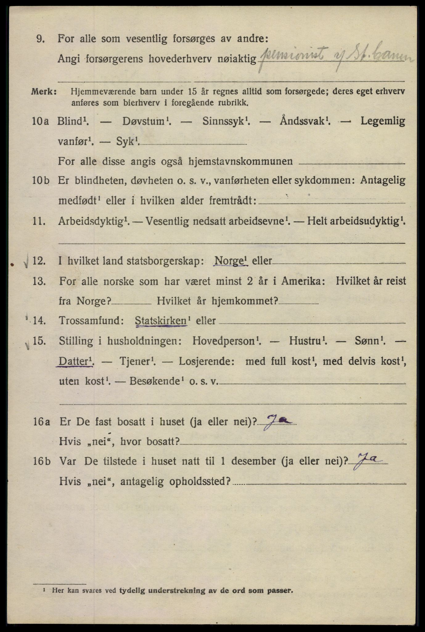 SAO, 1920 census for Kristiania, 1920, p. 316550