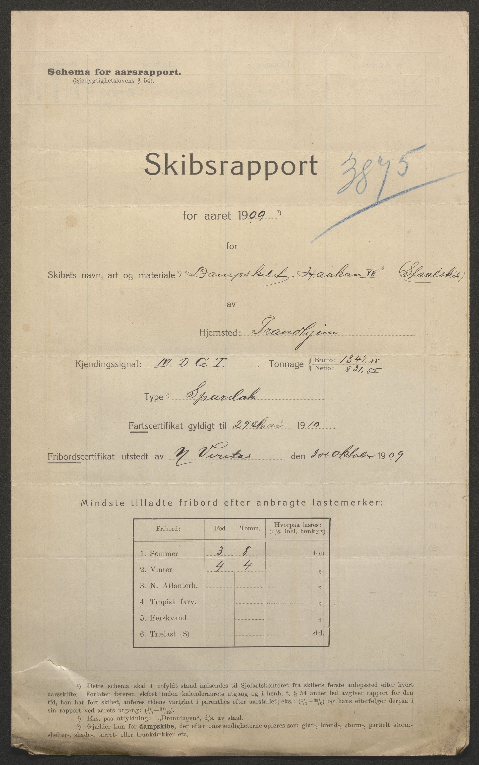 Sjøfartsdirektoratet med forløpere, skipsmapper slettede skip, AV/RA-S-4998/F/Fa/L0532: --, 1907-1917, p. 244