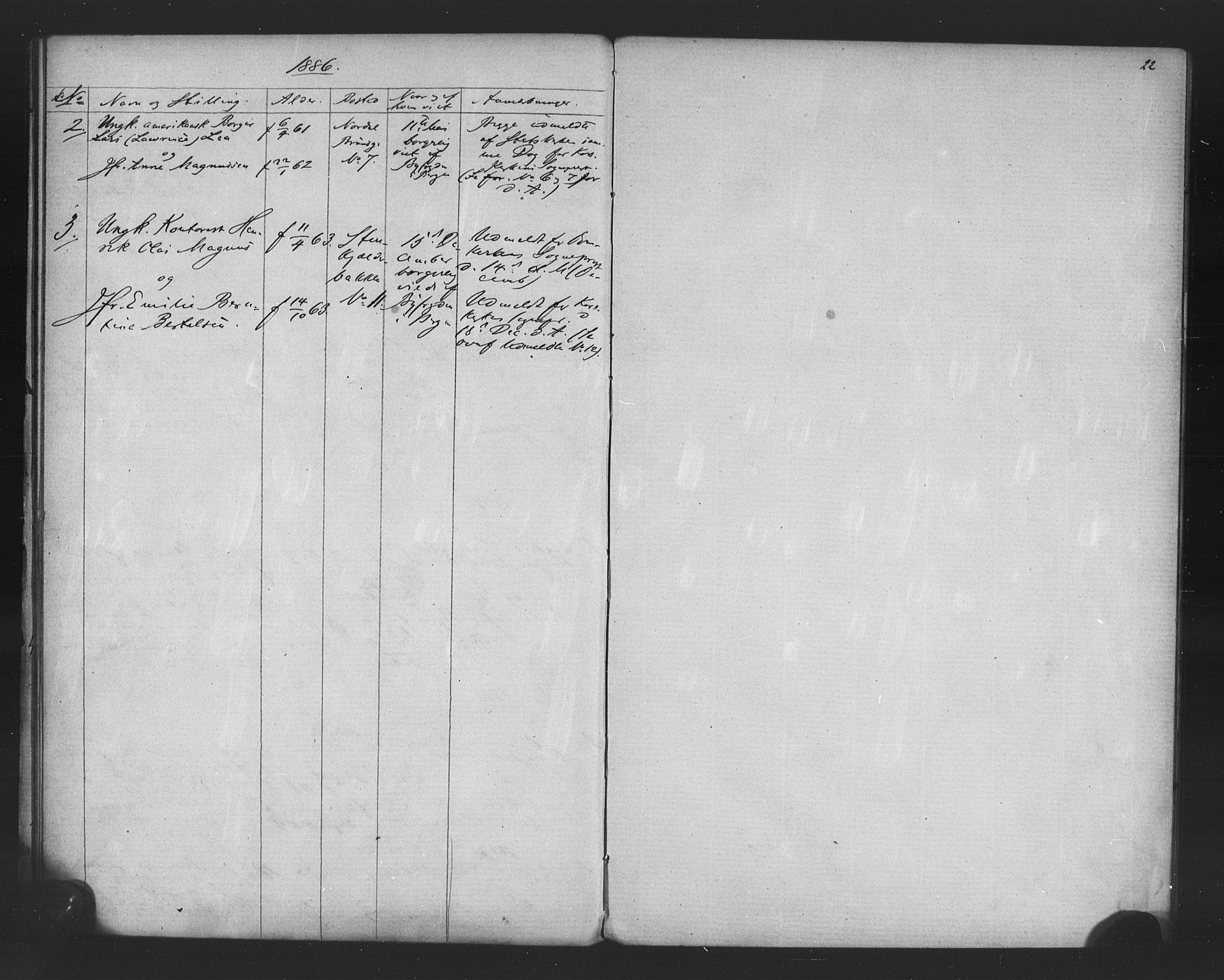 Korskirken sokneprestembete, SAB/A-76101/H/Haa/L0051: Parish register (official) no. G 1, 1871-1886, p. 22