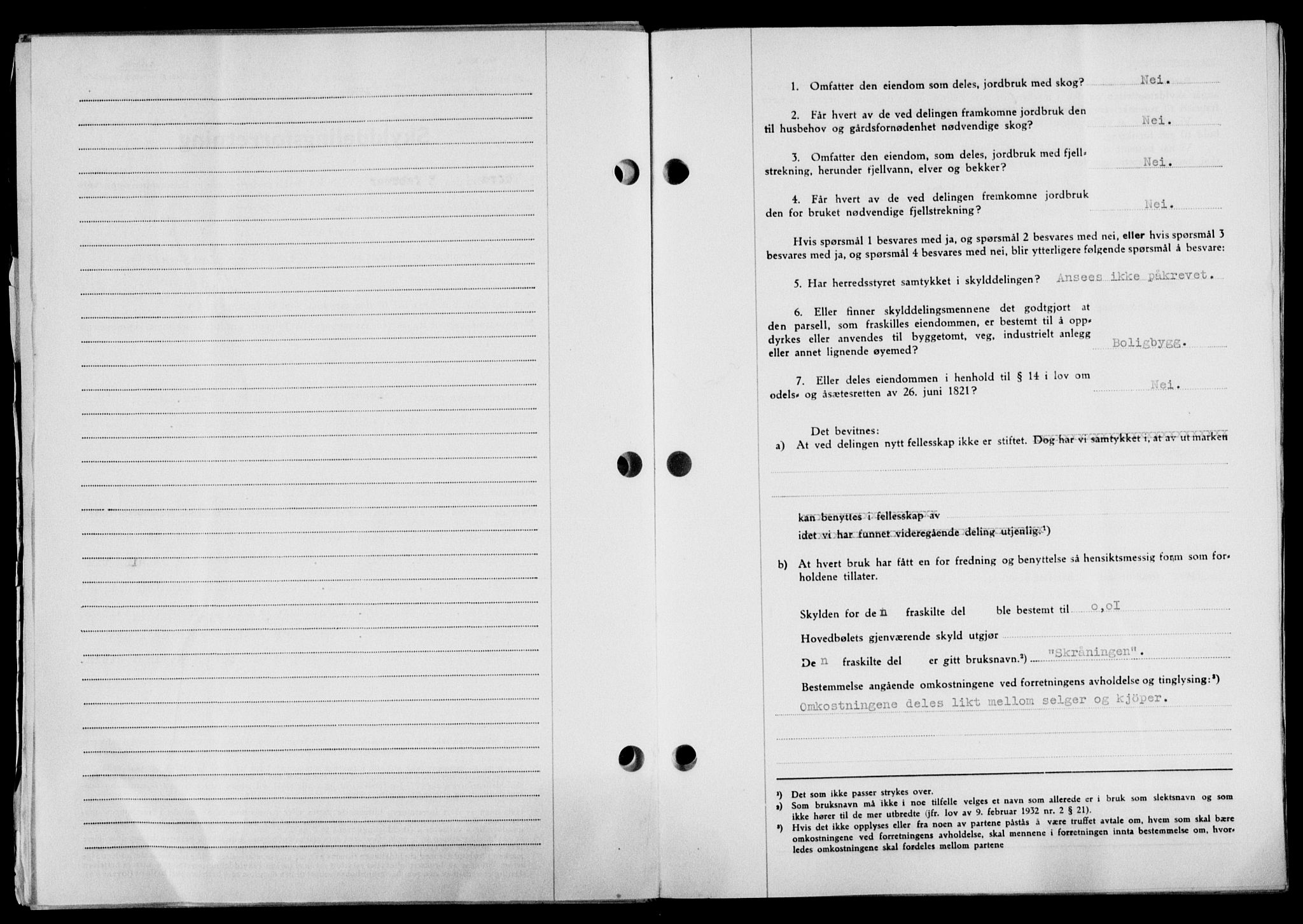Lofoten sorenskriveri, SAT/A-0017/1/2/2C/L0020a: Mortgage book no. 20a, 1948-1949, Diary no: : 371/1949