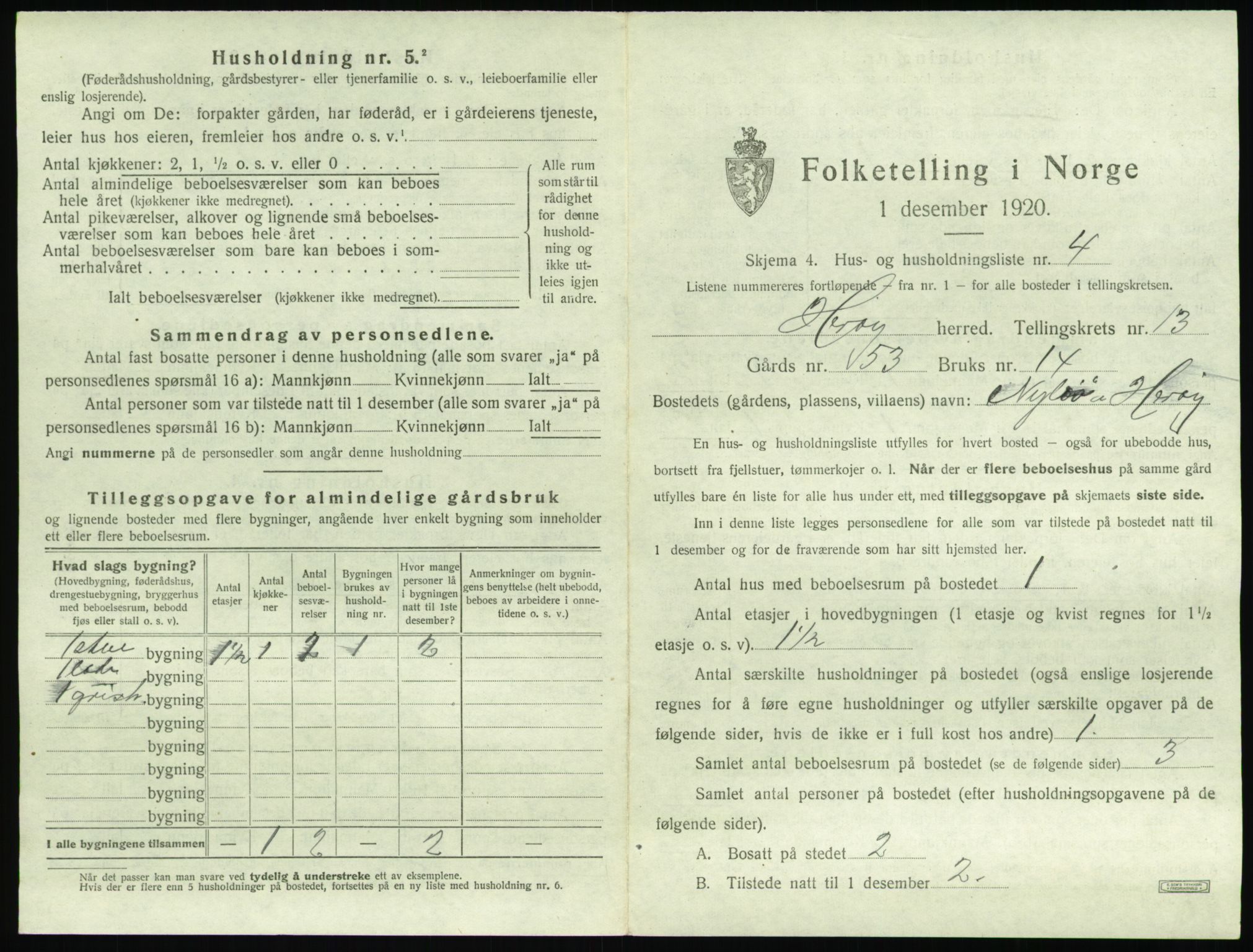 SAT, 1920 census for Herøy (MR), 1920, p. 1023