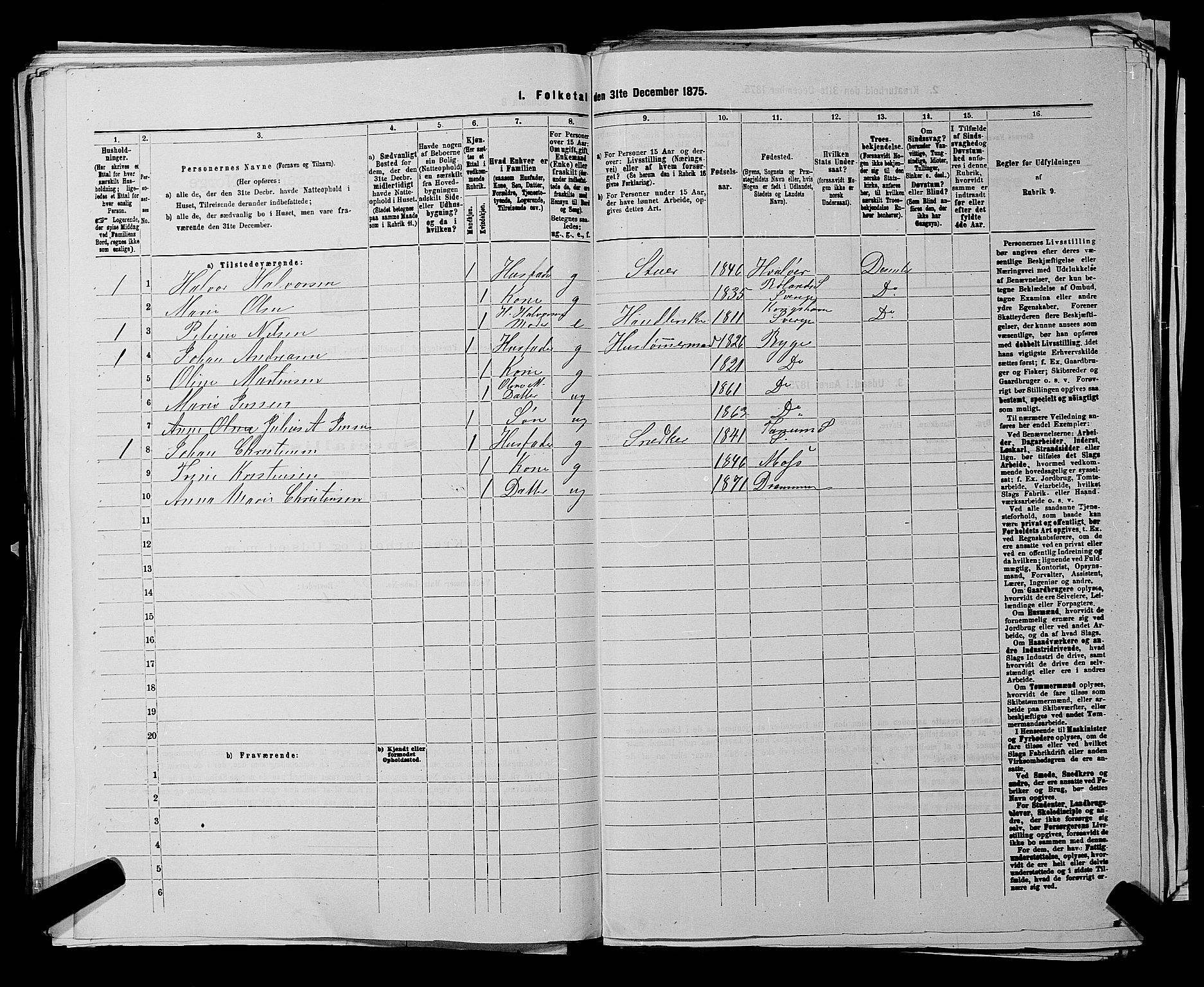 RA, 1875 census for 0132L Fredrikstad/Glemmen, 1875, p. 513