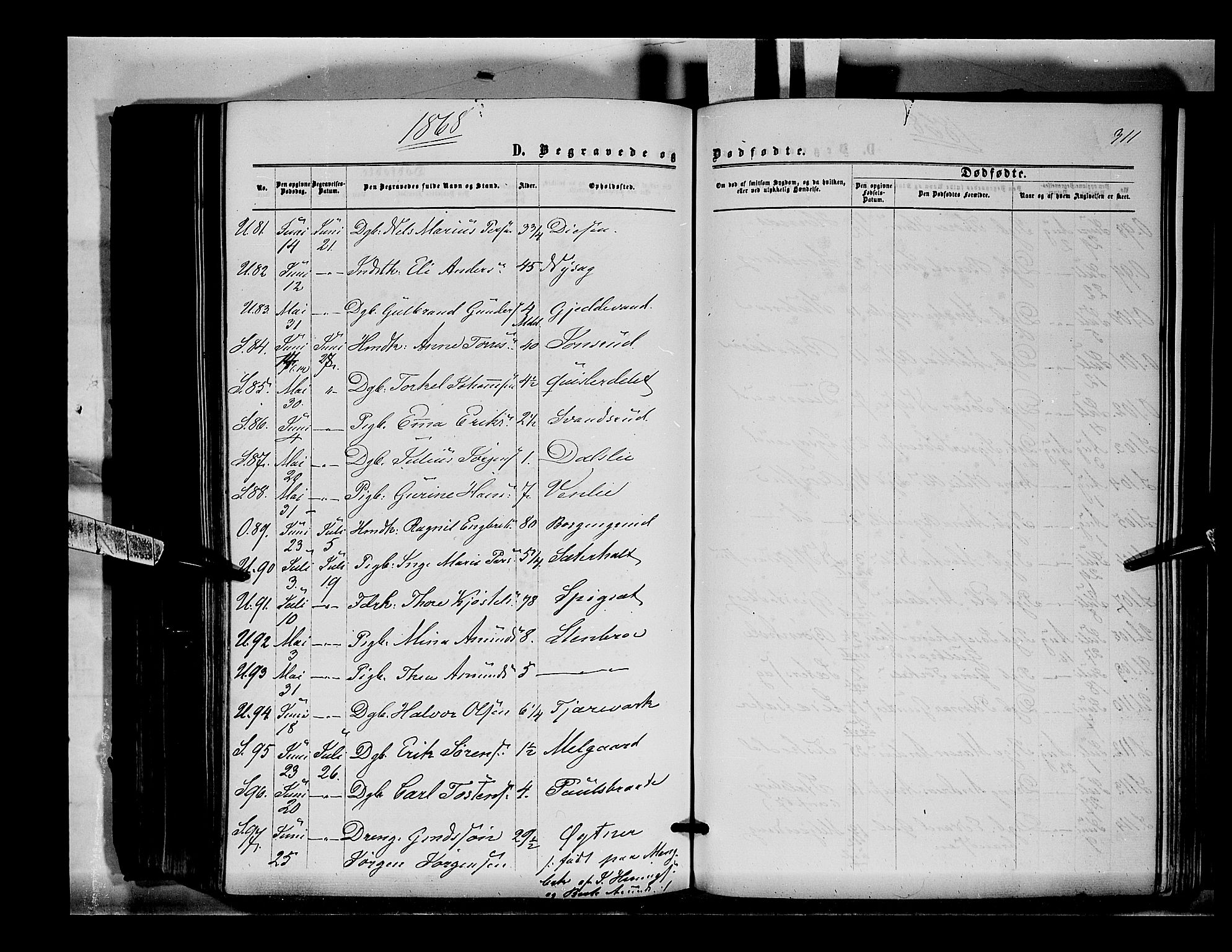 Sør-Odal prestekontor, AV/SAH-PREST-030/H/Ha/Haa/L0003: Parish register (official) no. 3, 1864-1870, p. 311