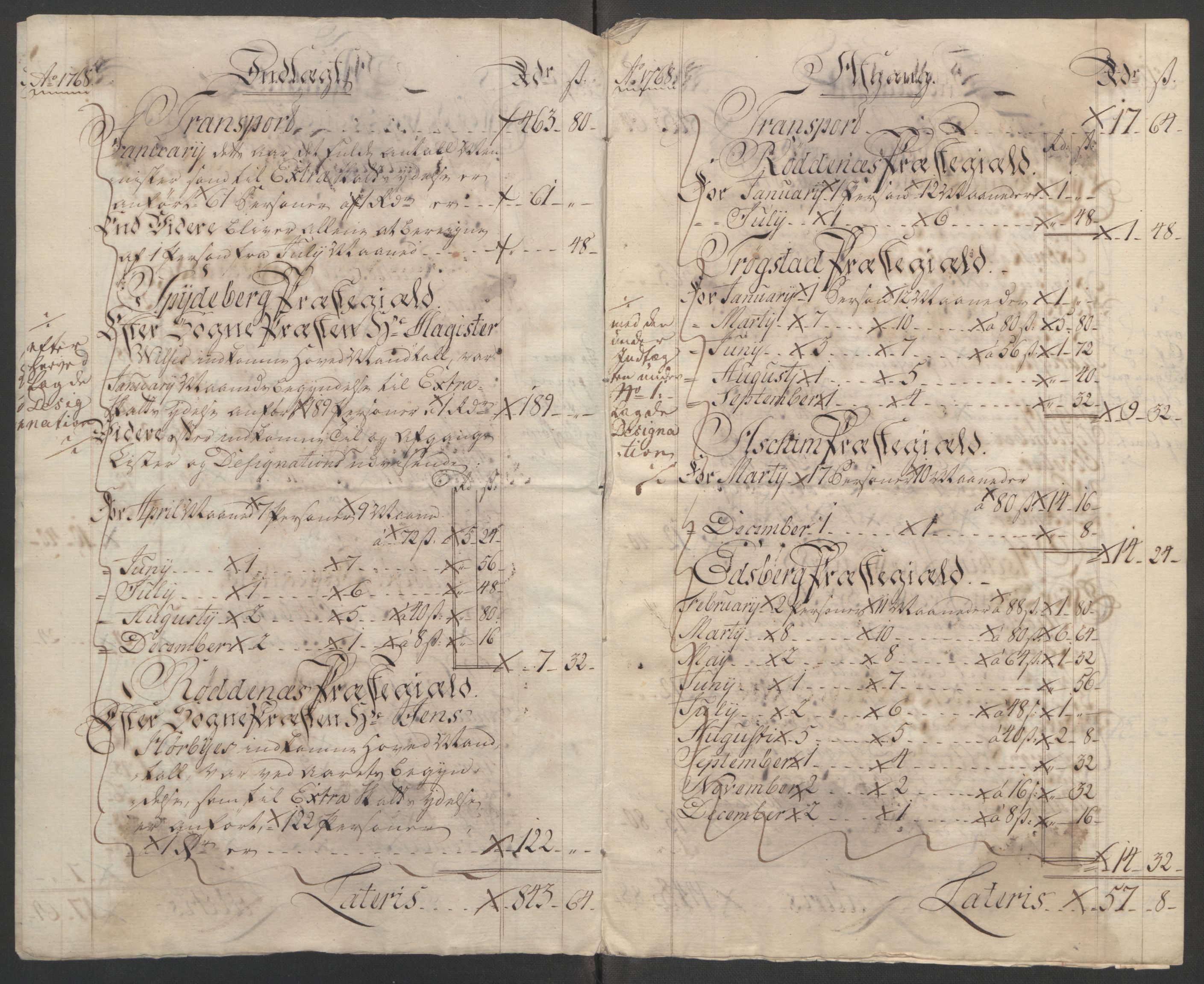 Rentekammeret inntil 1814, Reviderte regnskaper, Fogderegnskap, AV/RA-EA-4092/R07/L0413: Ekstraskatten Rakkestad, Heggen og Frøland, 1762-1772, p. 367