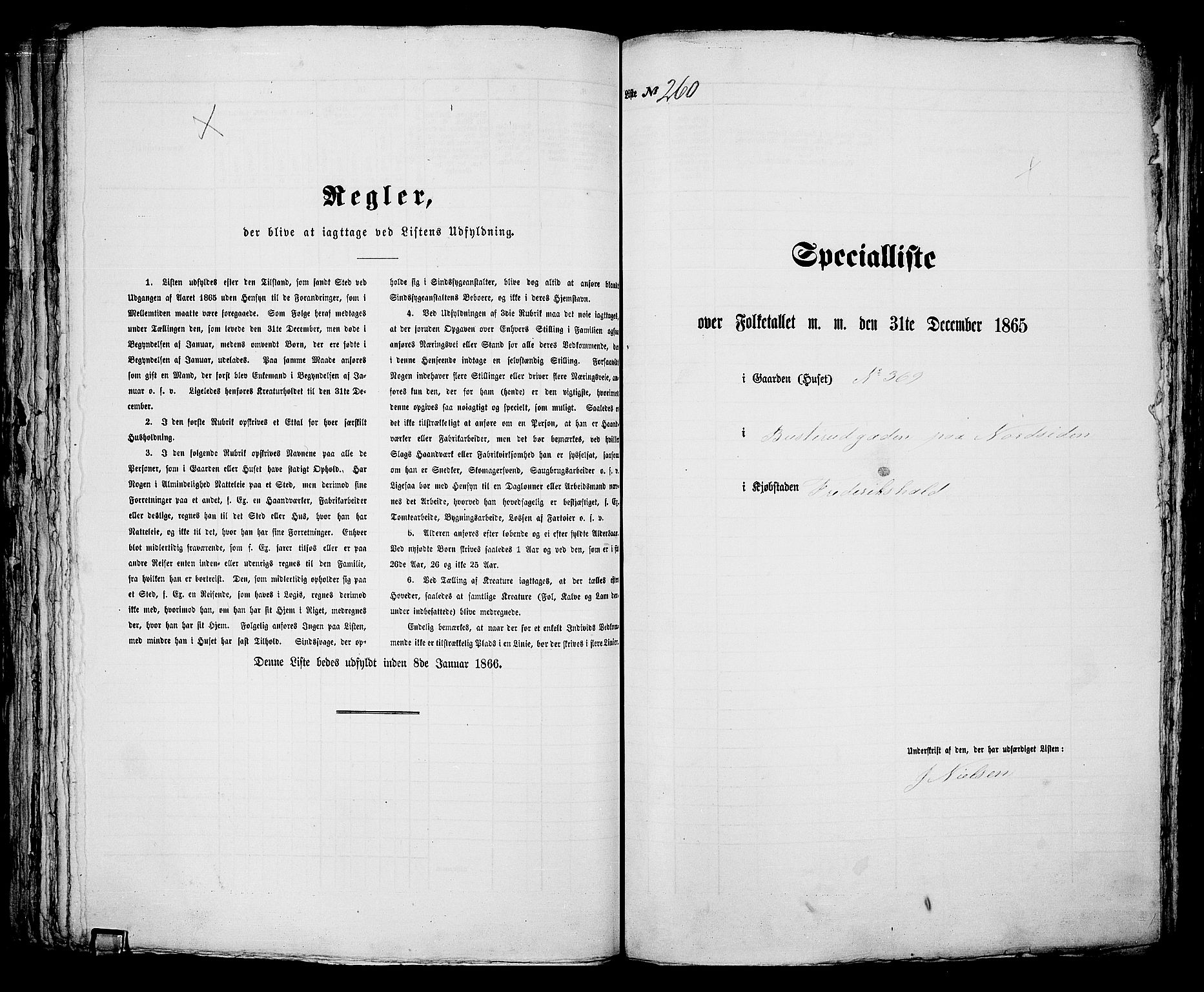 RA, 1865 census for Fredrikshald, 1865, p. 548