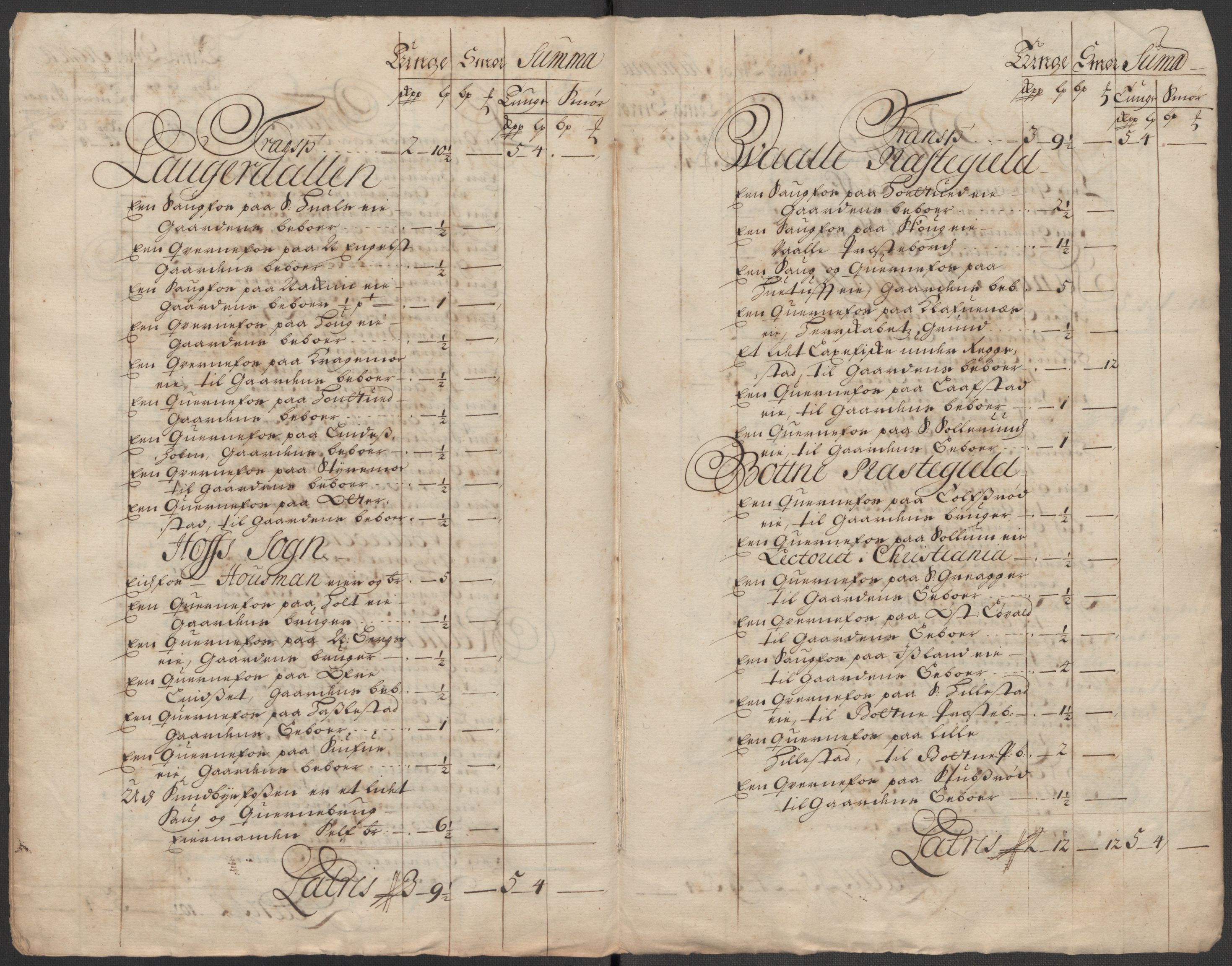 Rentekammeret inntil 1814, Reviderte regnskaper, Fogderegnskap, RA/EA-4092/R32/L1879: Fogderegnskap Jarlsberg grevskap, 1714-1715, p. 230