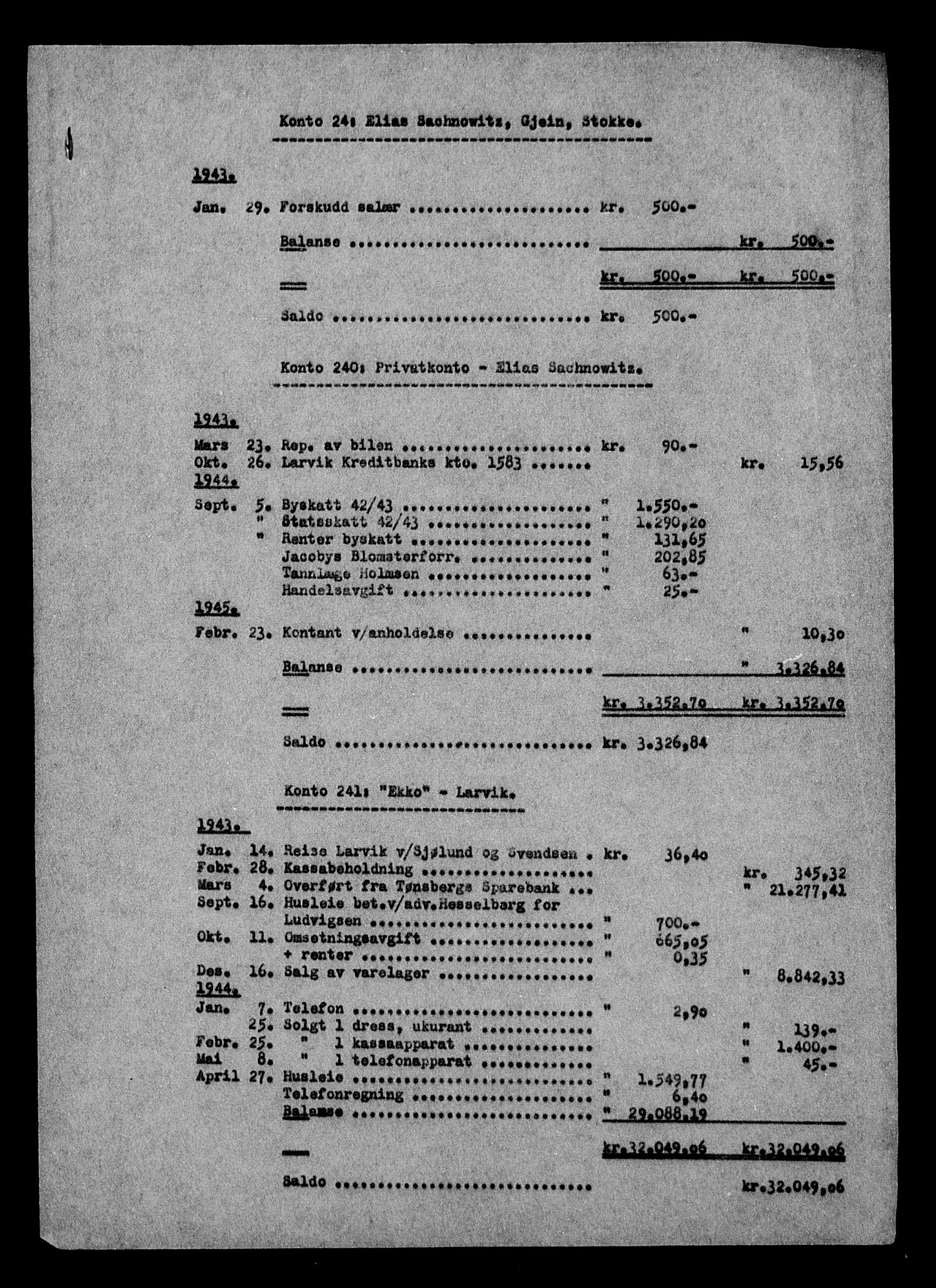 Justisdepartementet, Tilbakeføringskontoret for inndratte formuer, AV/RA-S-1564/H/Hc/Hcd/L1005: --, 1945-1947, p. 181