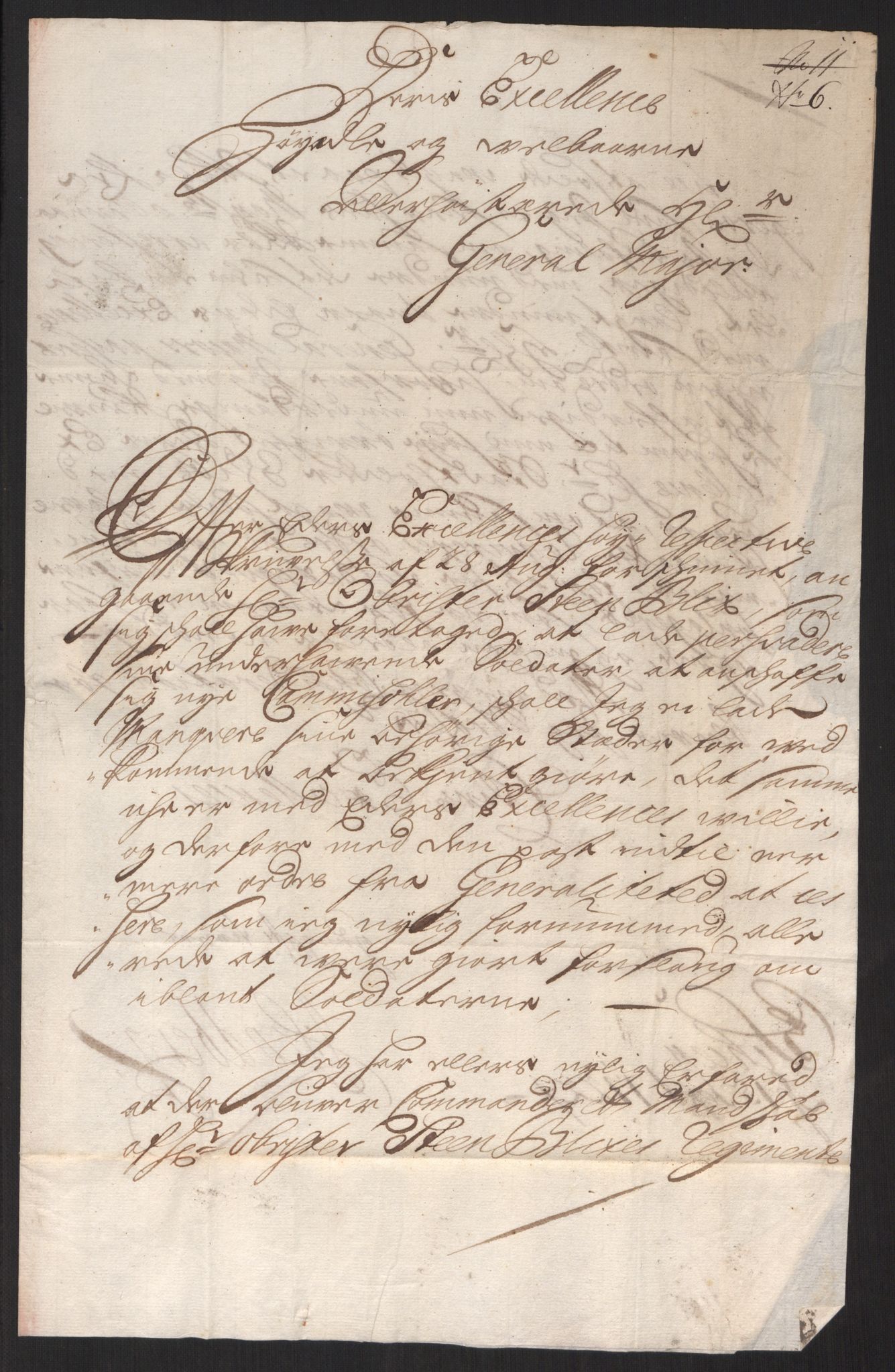 Kommanderende general (KG I) med Det norske krigsdirektorium, AV/RA-EA-5419/D/L0060: Stattholderens, stiftamtmenns og amtmenns brev, 1720-1730, p. 159