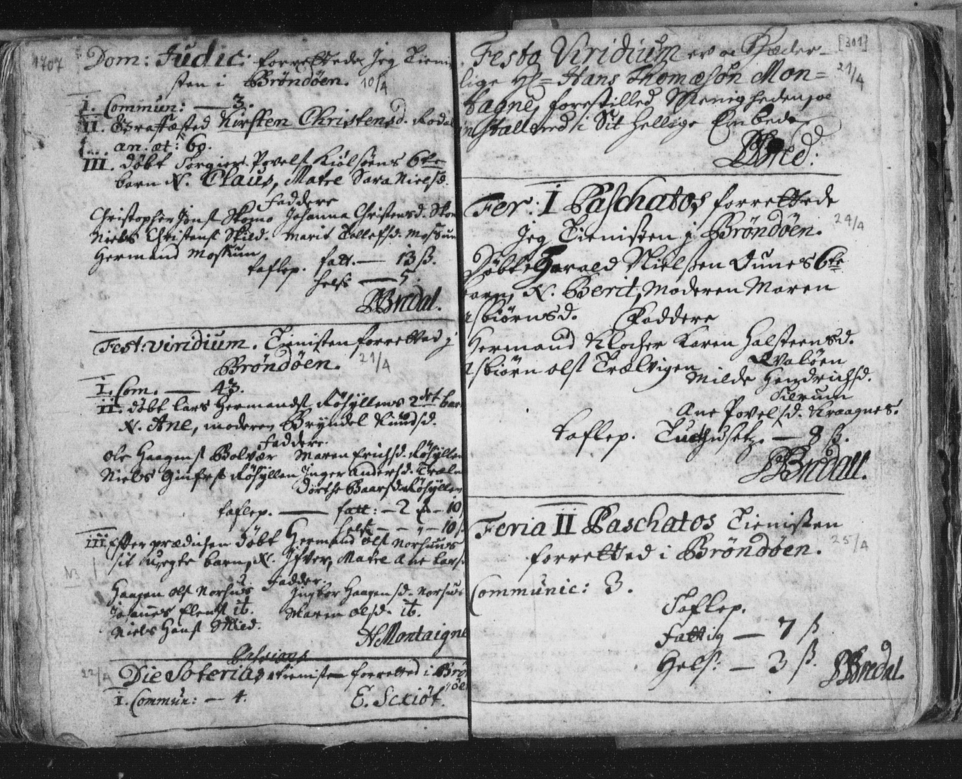 Ministerialprotokoller, klokkerbøker og fødselsregistre - Nordland, AV/SAT-A-1459/813/L0192: Parish register (official) no. 813A02, 1677-1718, p. 301