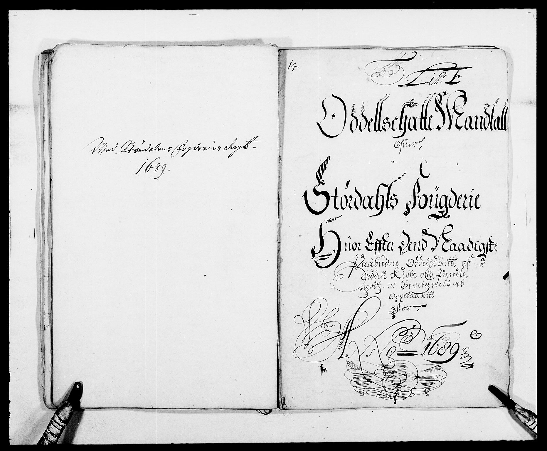 Rentekammeret inntil 1814, Reviderte regnskaper, Fogderegnskap, RA/EA-4092/R62/L4183: Fogderegnskap Stjørdal og Verdal, 1687-1689, p. 330