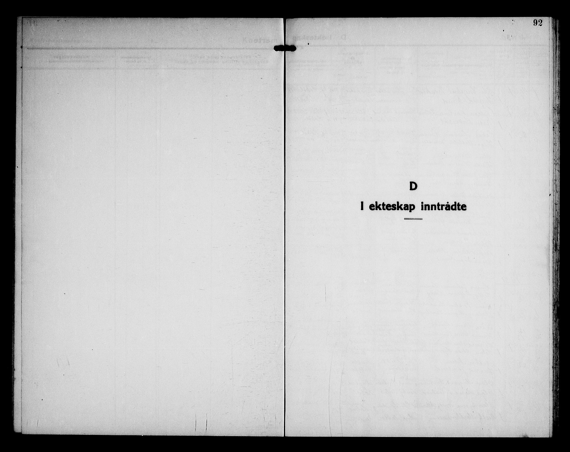 Hobøl prestekontor Kirkebøker, AV/SAO-A-2002/G/Gb/L0002: Parish register (copy) no. II 2, 1928-1945, p. 92