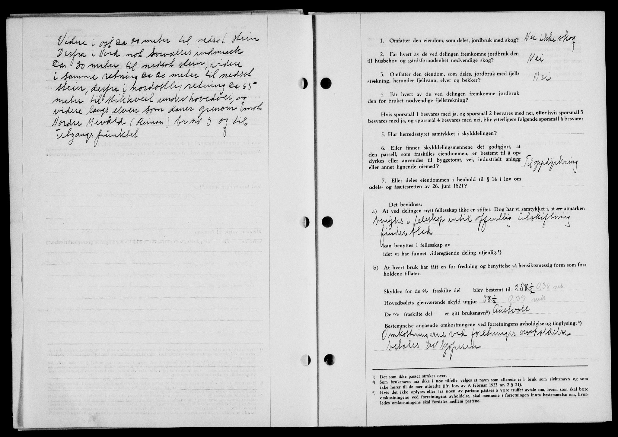 Lofoten sorenskriveri, SAT/A-0017/1/2/2C/L0010a: Mortgage book no. 10a, 1942-1943, Diary no: : 1104/1942